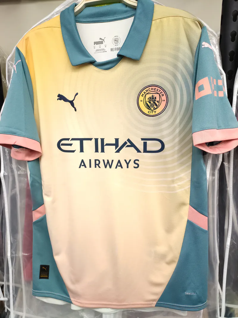 24-25 season Manchester City third away Haaland jersey