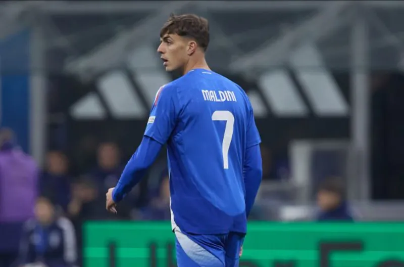 The 2024 Italian national team home player edition jersey