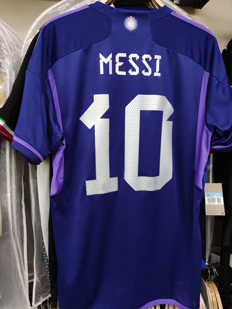 2022 Argentina National Team Away Stadium Messi Jersey