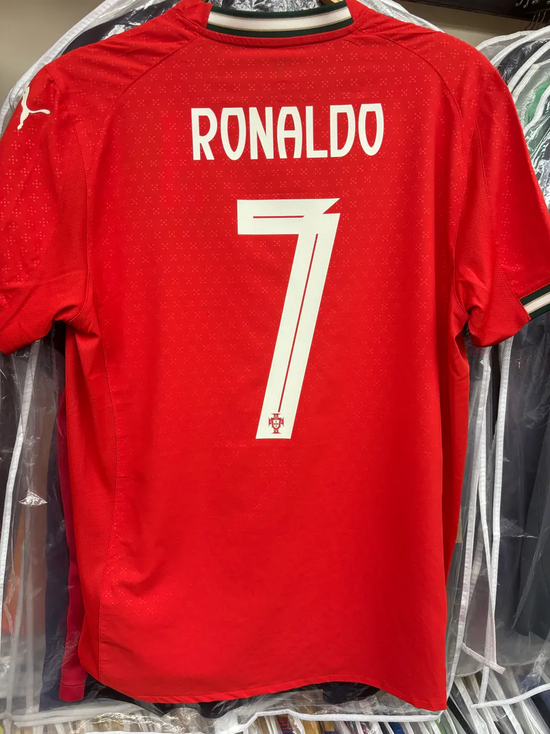 The 2025 Portugal national team Cristiano Ronaldo home player version jersey