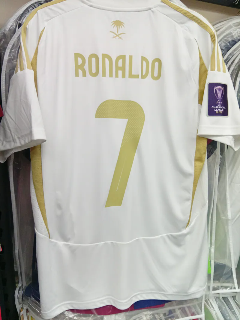 24-25 season Riyadh Victory home Cristiano Ronaldo jersey