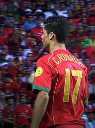 2004 Portugal national team home replica Cristiano Ronaldo jersey