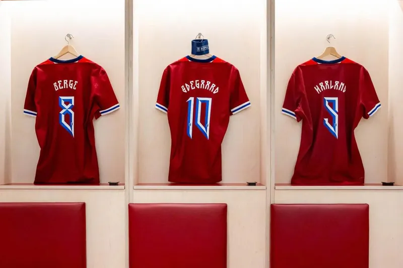 2024 Norway National Team Home Stadium Jersey 9 10