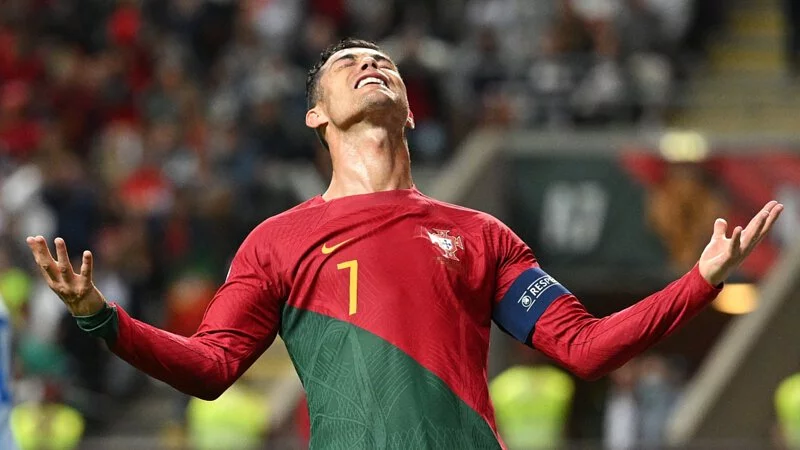 2022 Portugal national team home jersey Cristiano Ronaldo