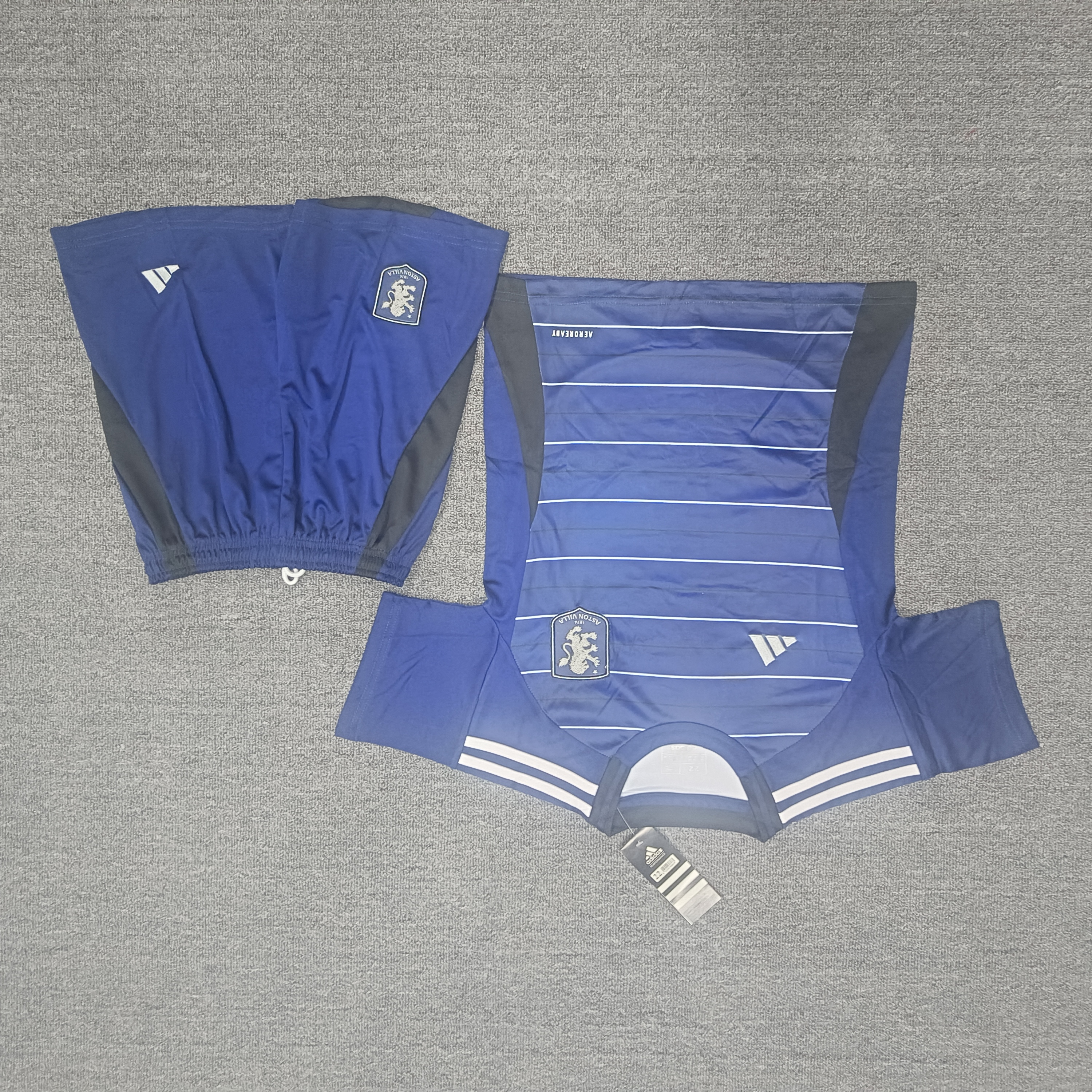 The 24-25 Aston Villa two away children's football set