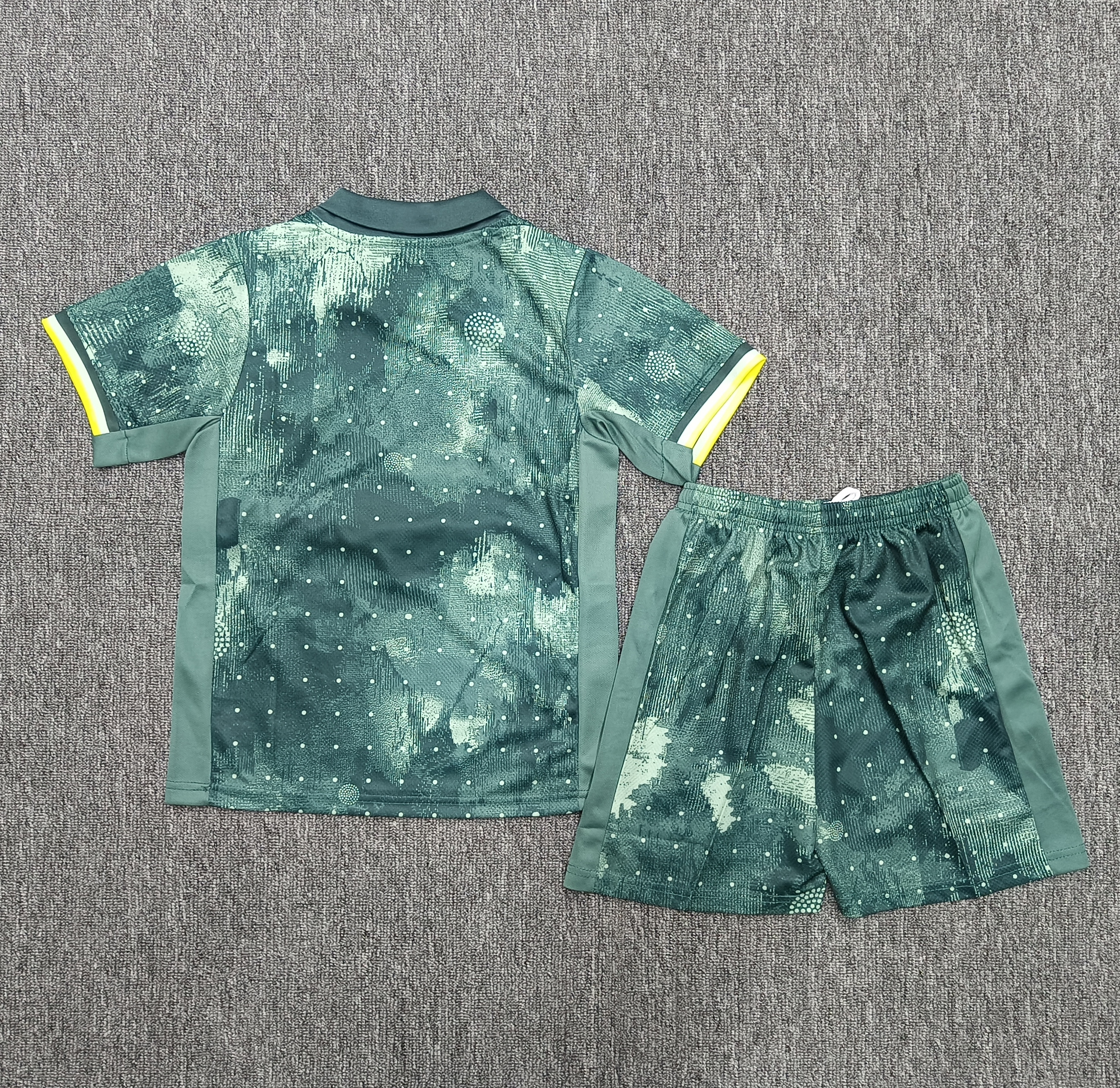 Tottenham Hotspur's second away children's football uniform set for 24-25
