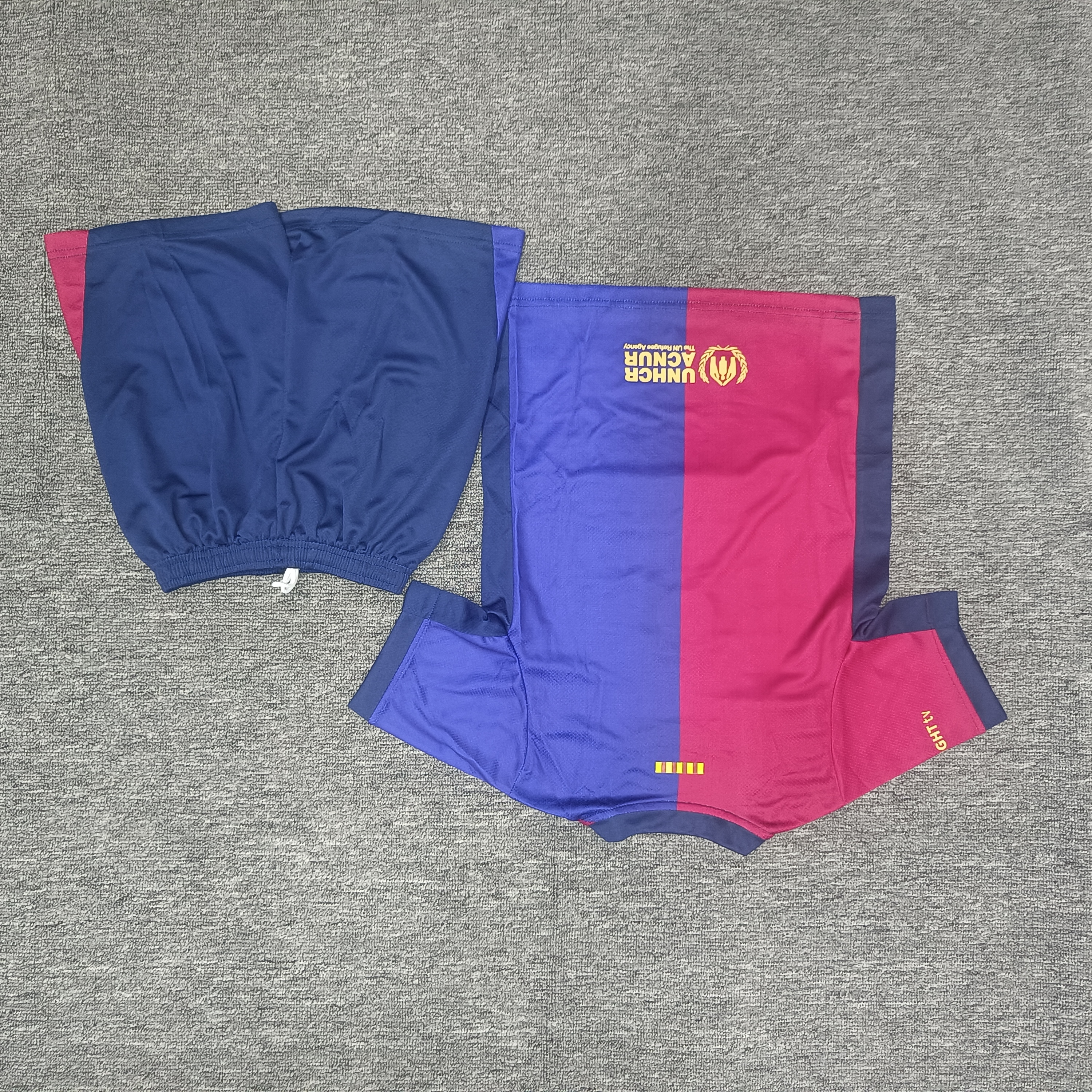 24-25 Barcelona home children's football uniform set