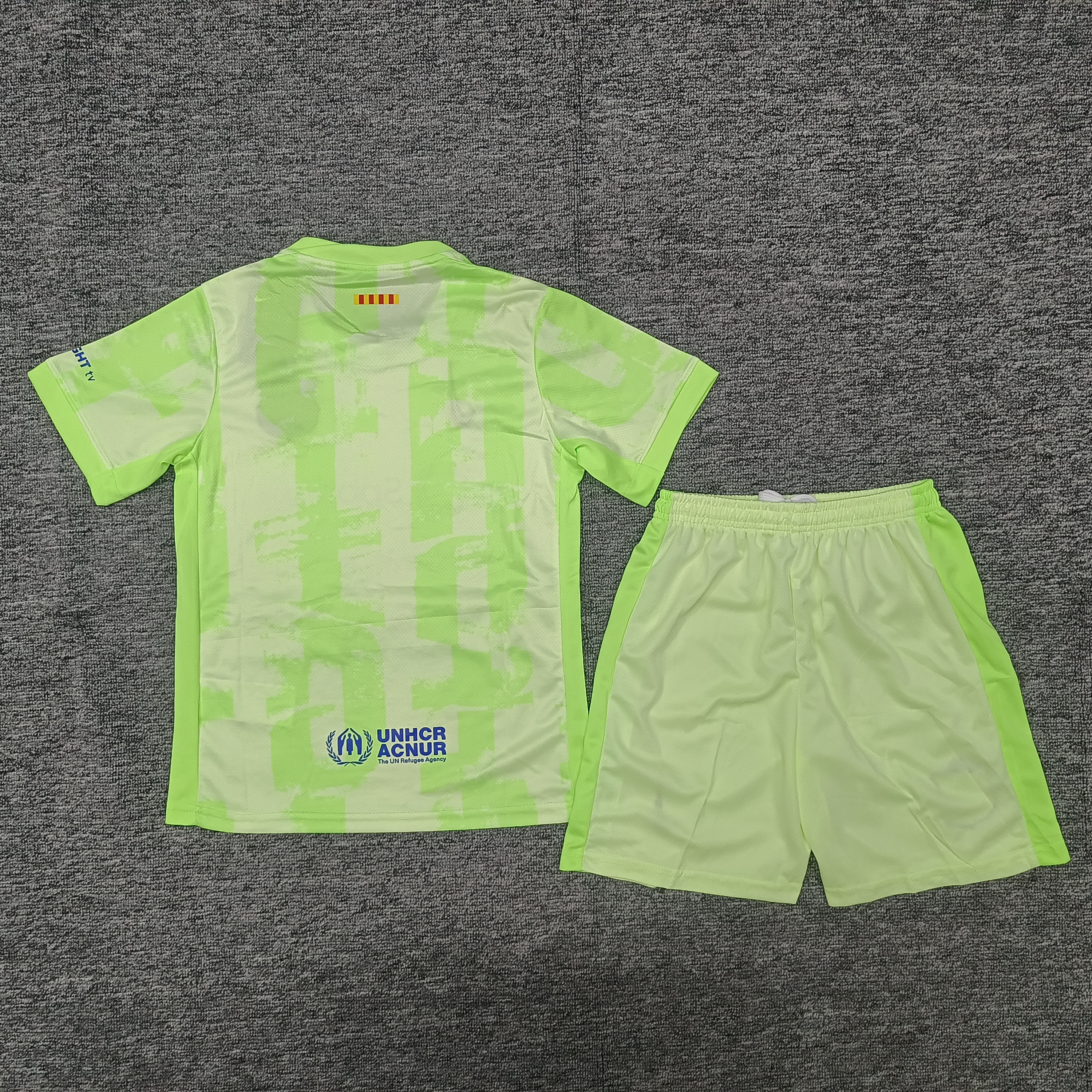 24-25 Barcelona two away children's football uniform set