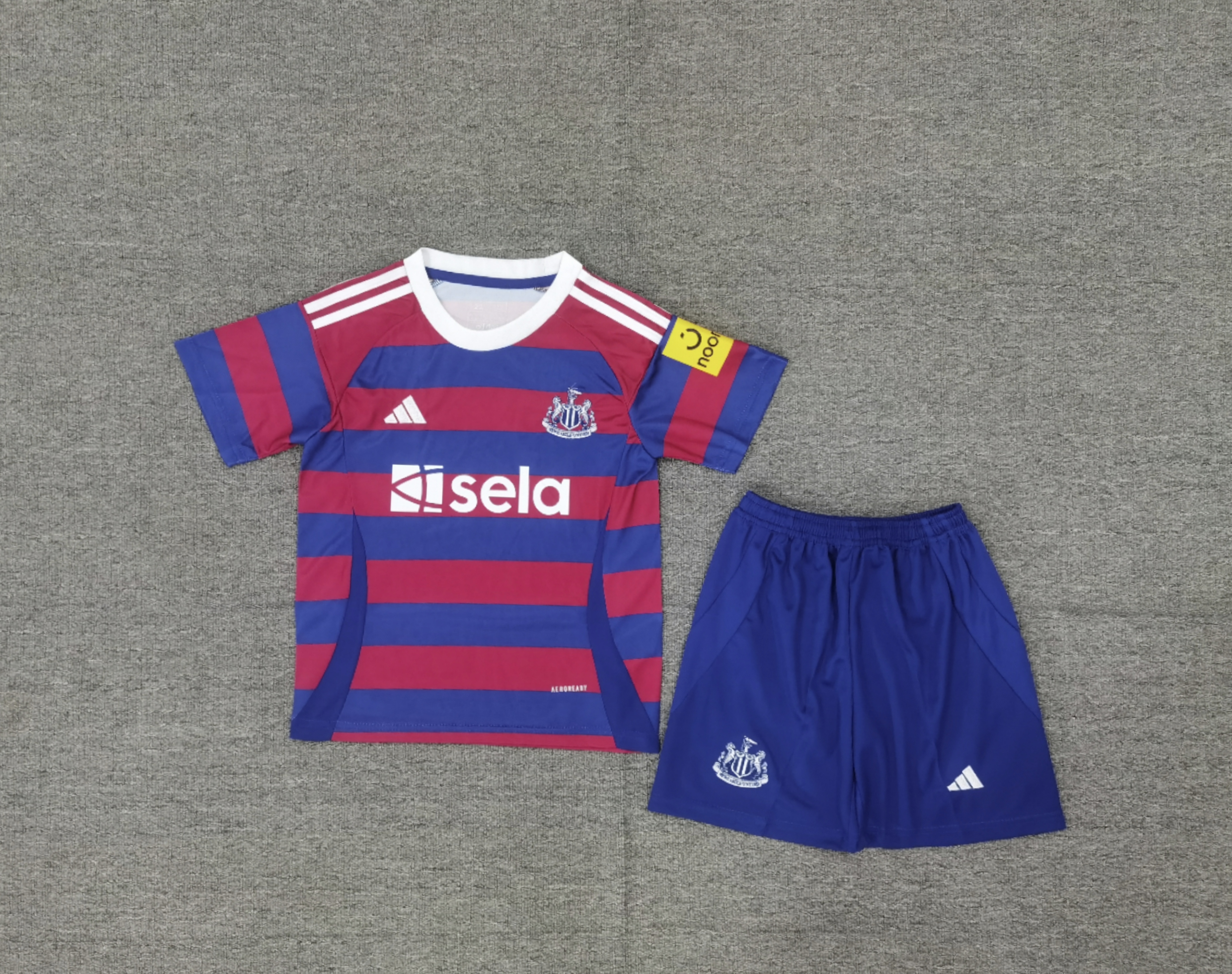 24-25 Newcastle away children's football uniform set