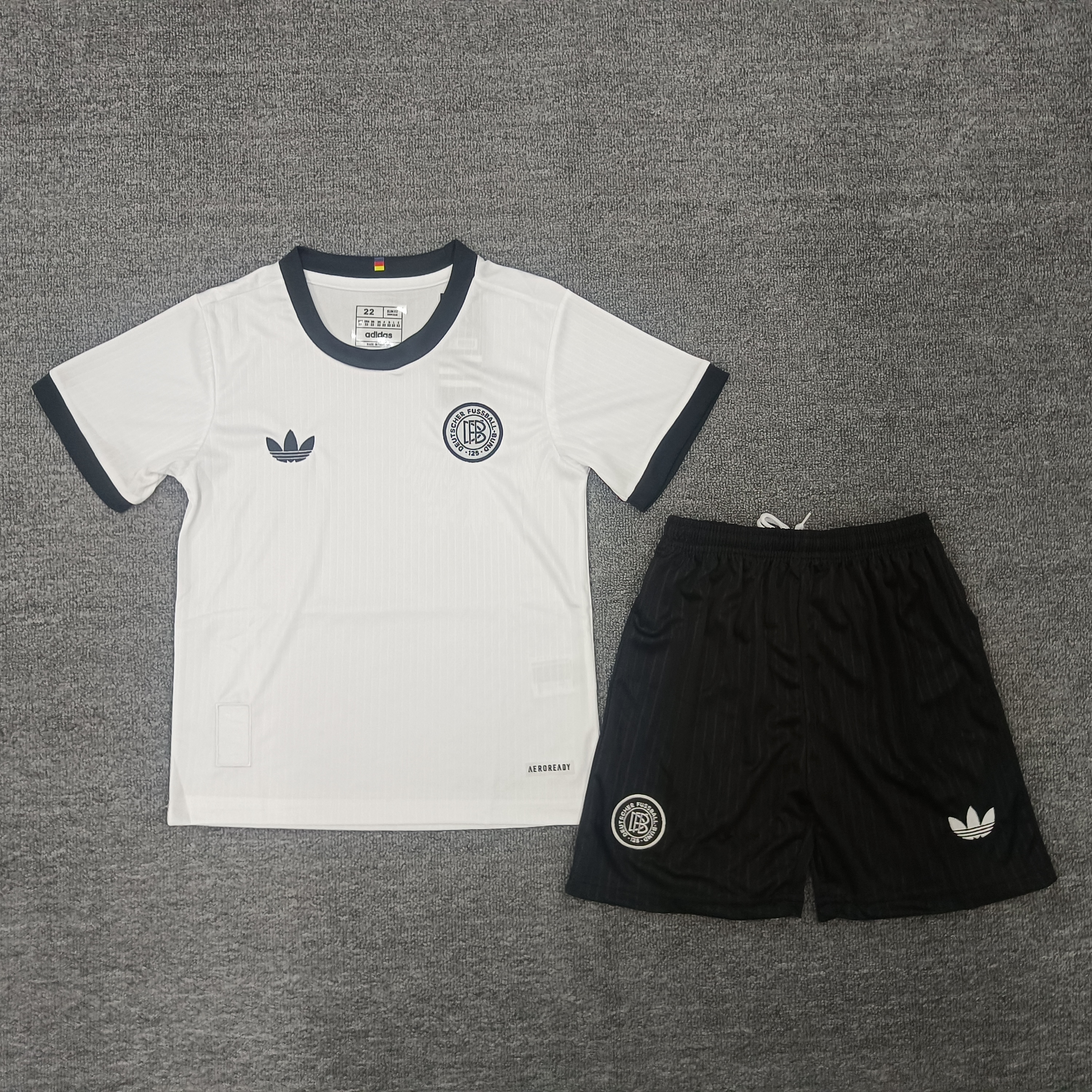 German 125th Anniversary Children's football Uniform set