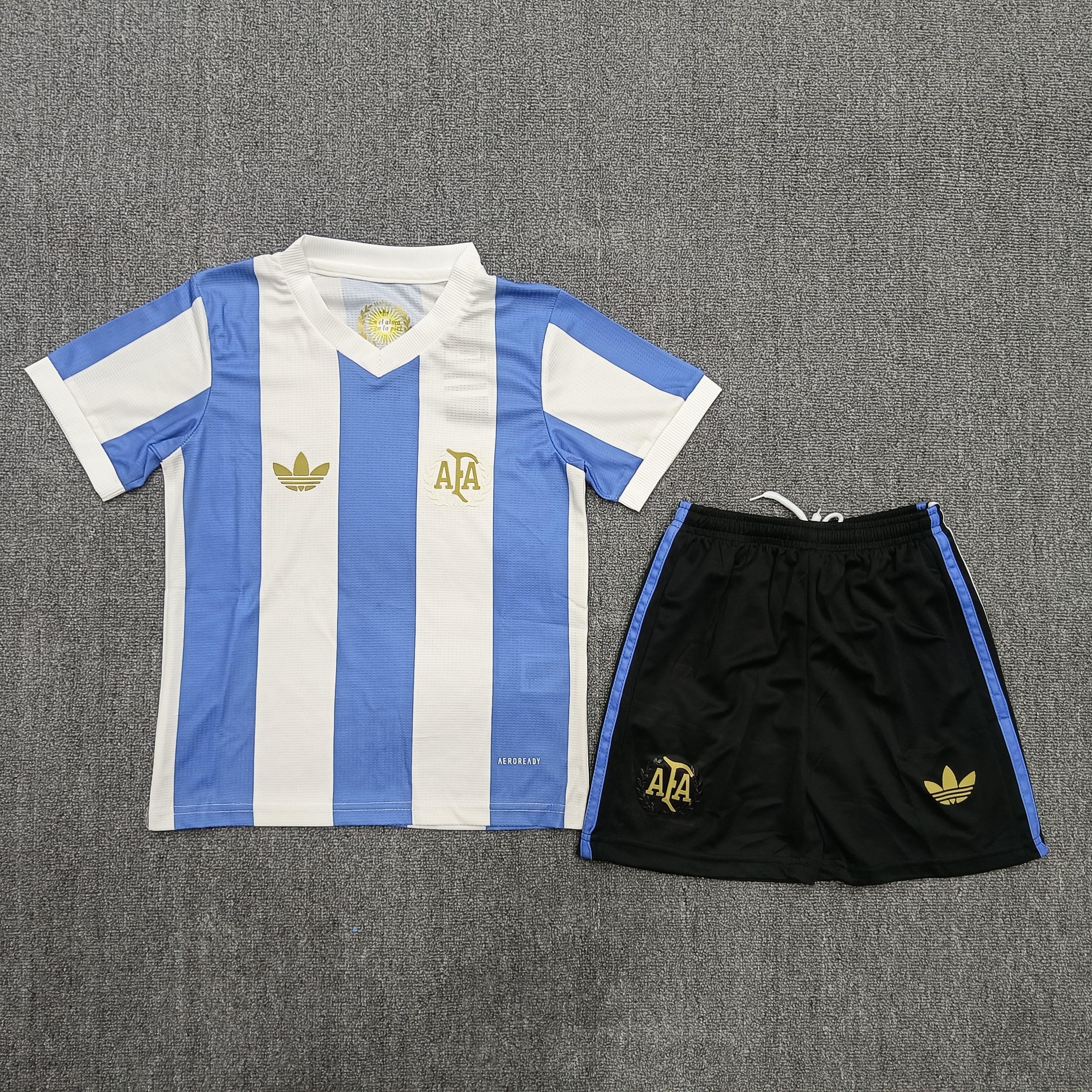 Argentina 50th Anniversary Edition children's football suit set