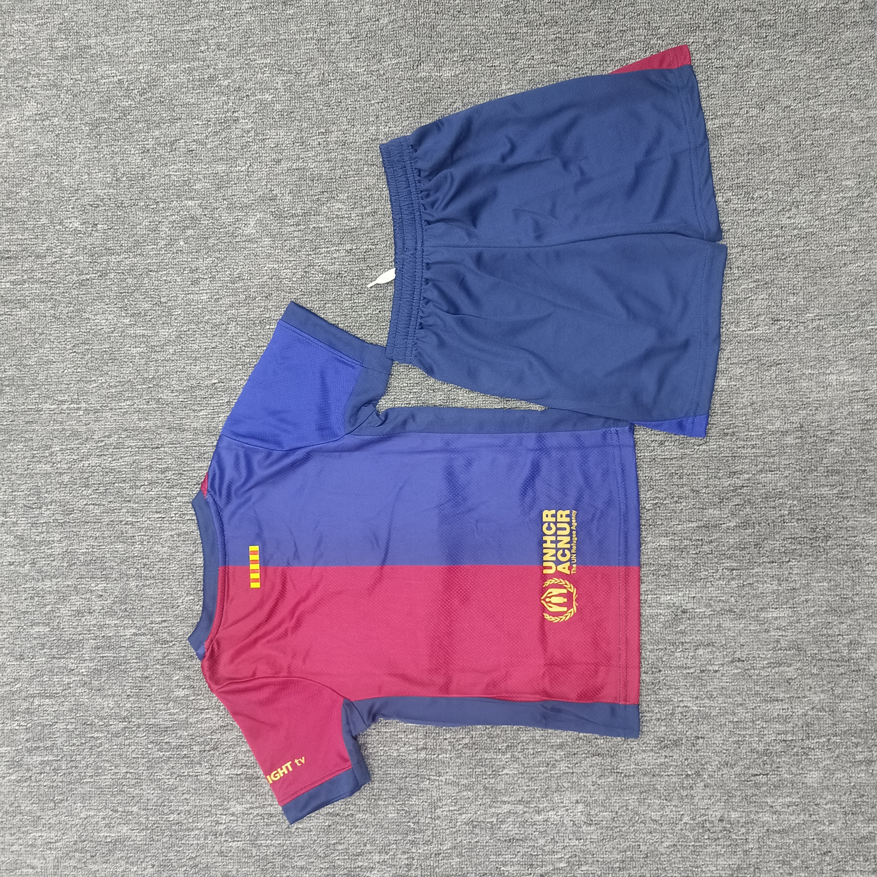 24-25 Barcelona home children's football uniform set