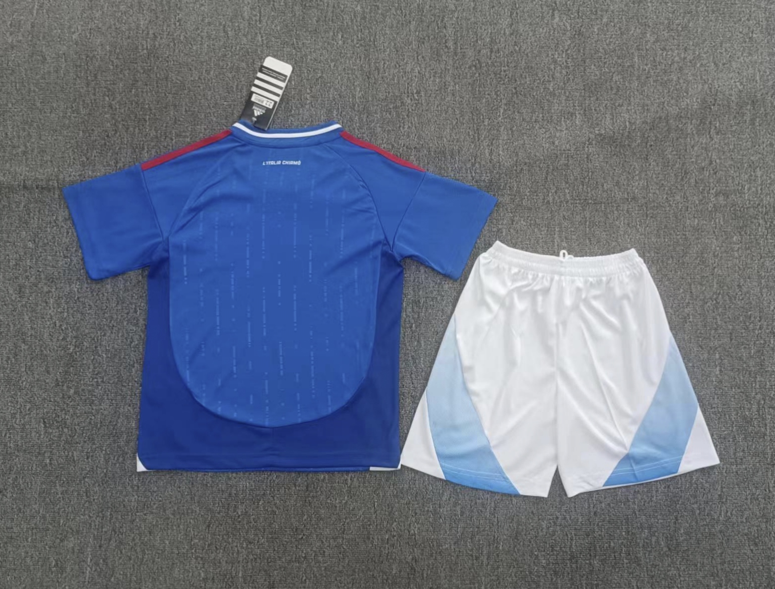 24-25 Italy home children's football uniform set