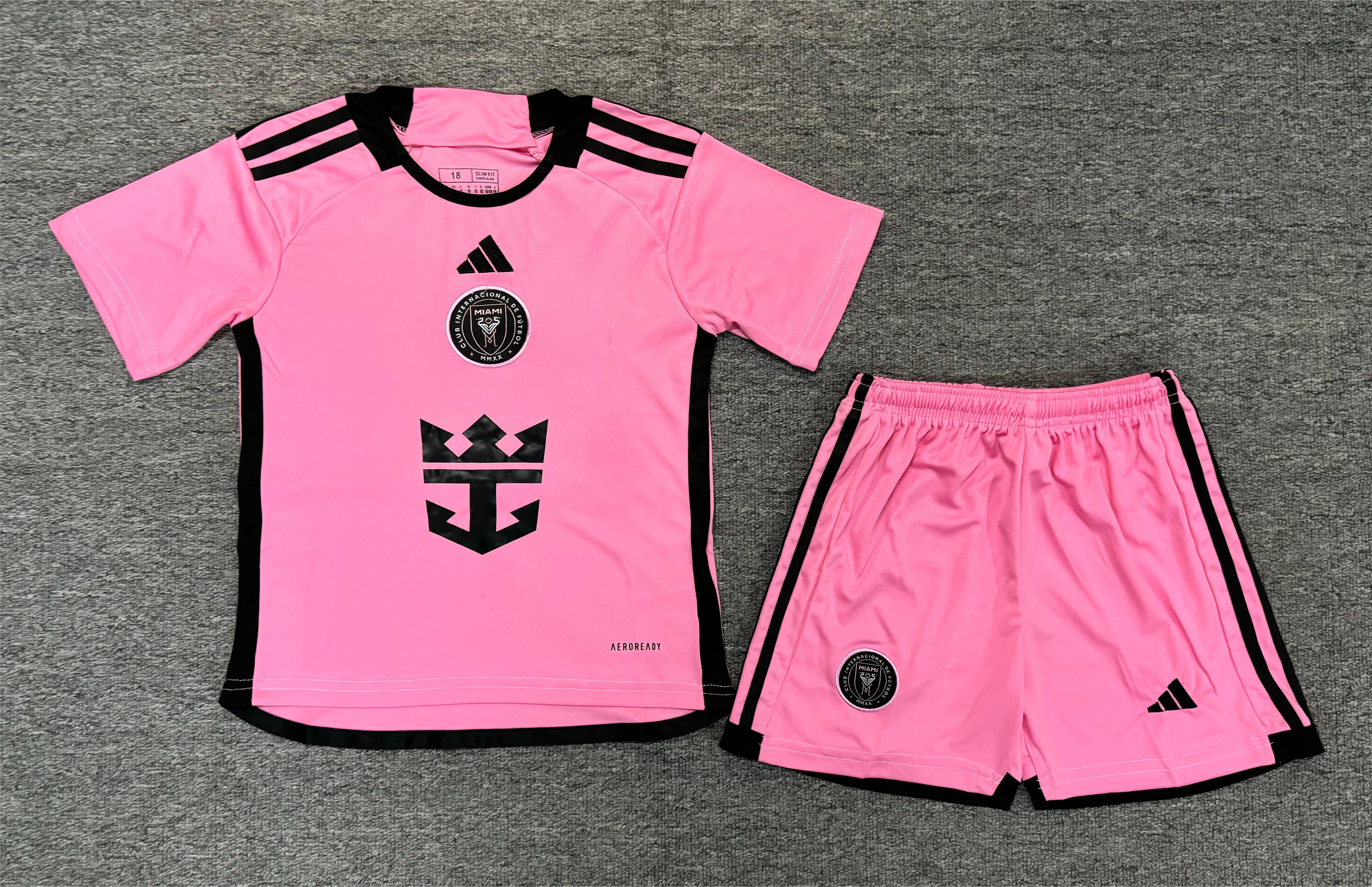 2025 Miami Home children's football uniform set