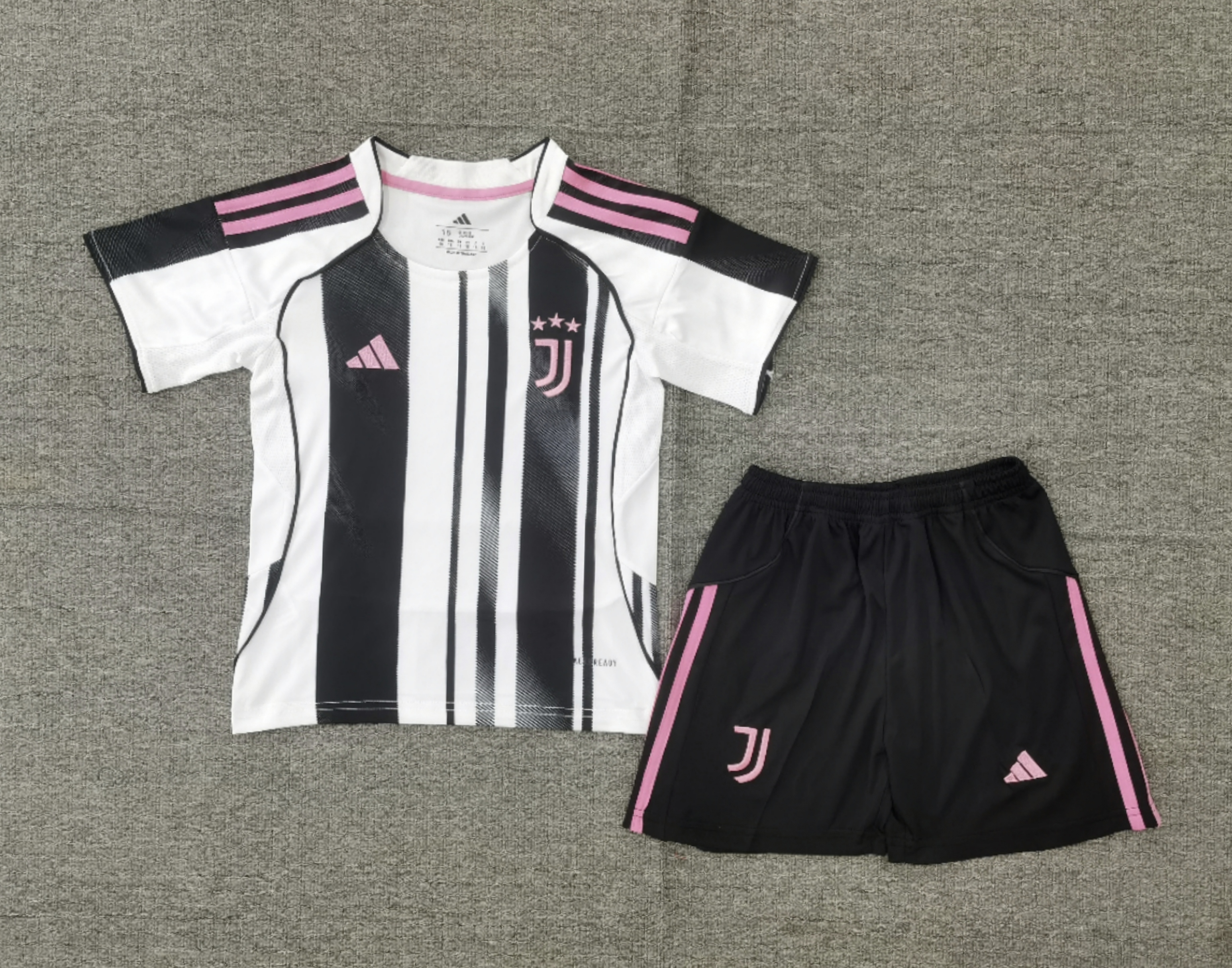 Juventus home 16-28 children's football uniform set