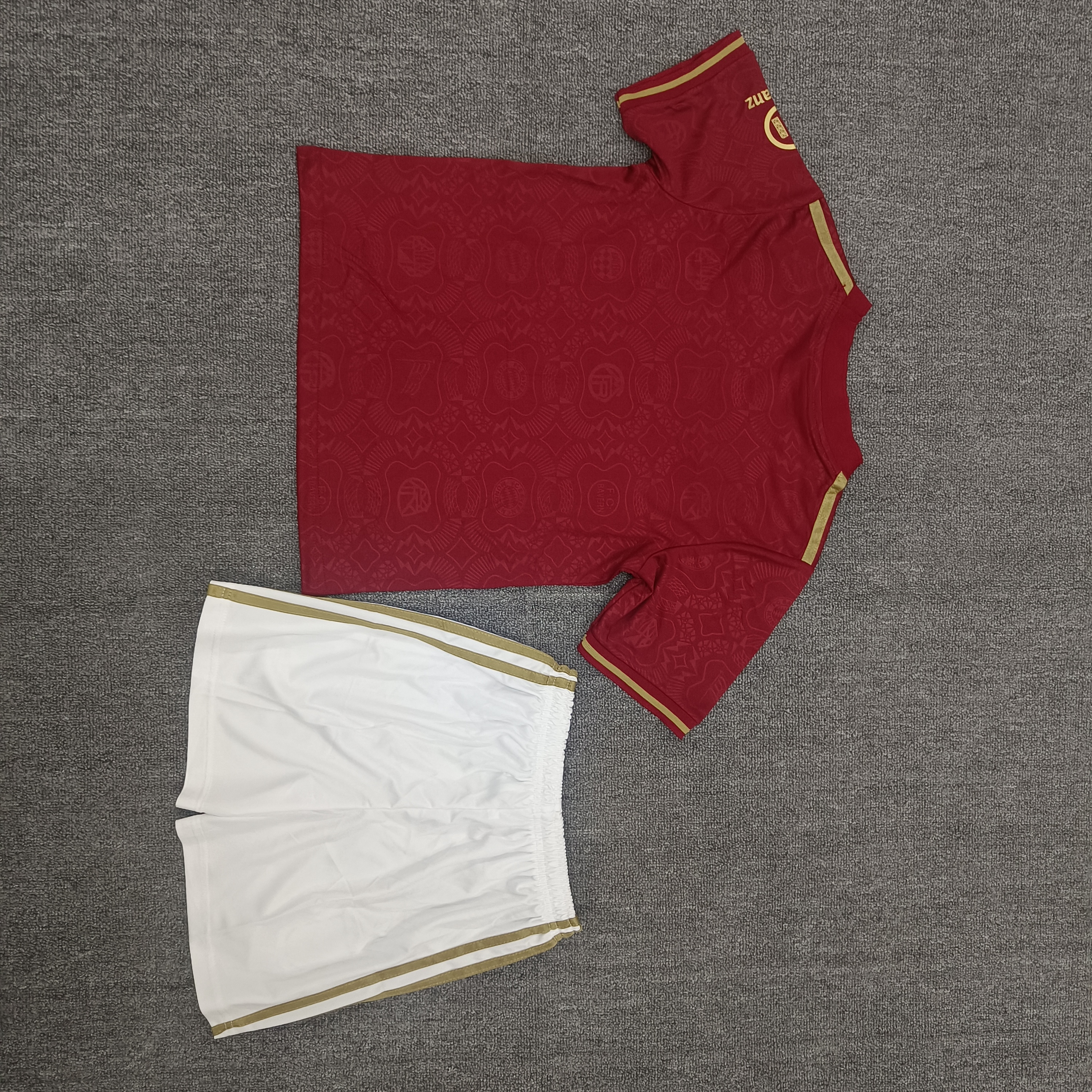25-26 Bayern Munich Commemorative Edition 16-28 yards children's football Uniform set
