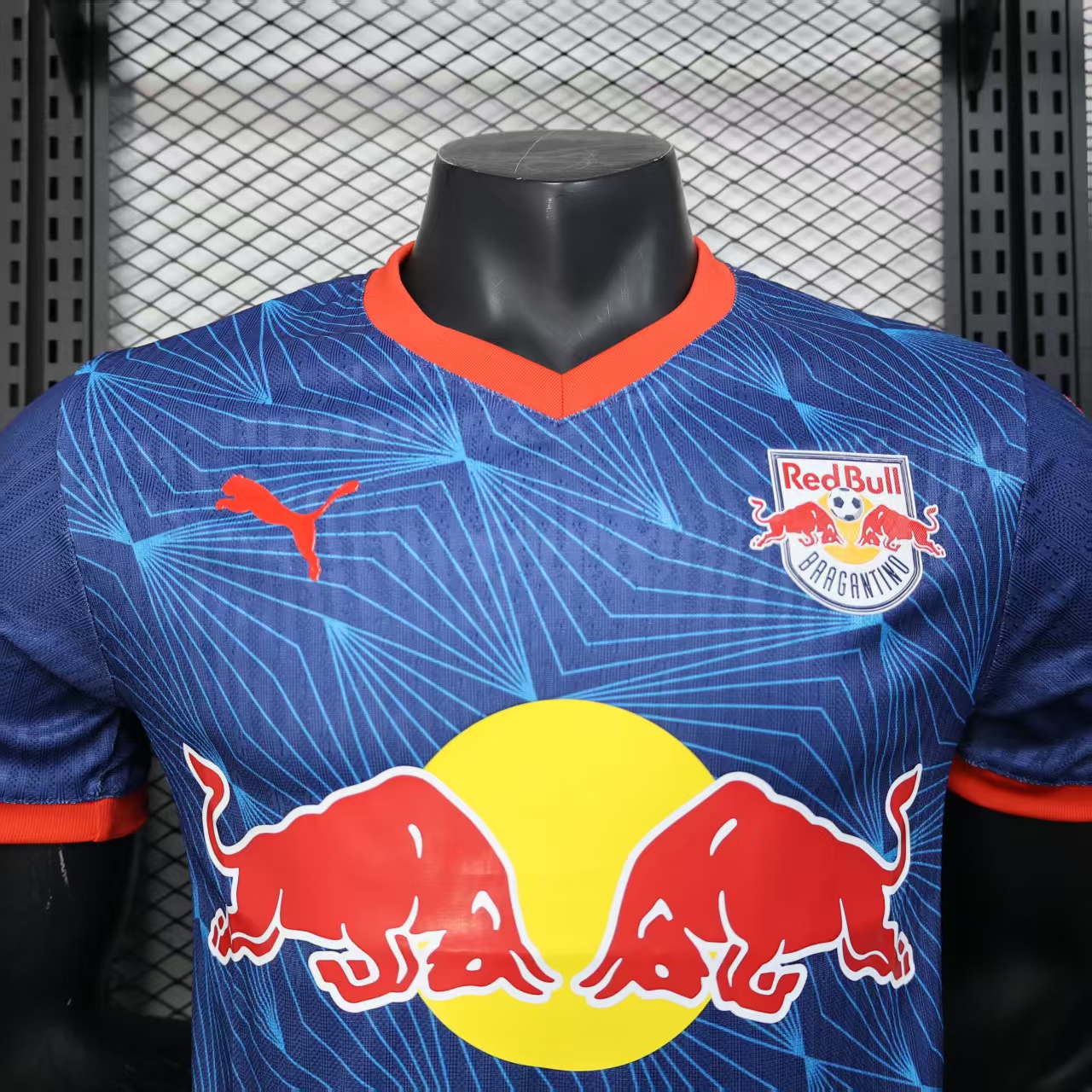 25-26 season Bragantino Red Bull Blue Team Player Jersey