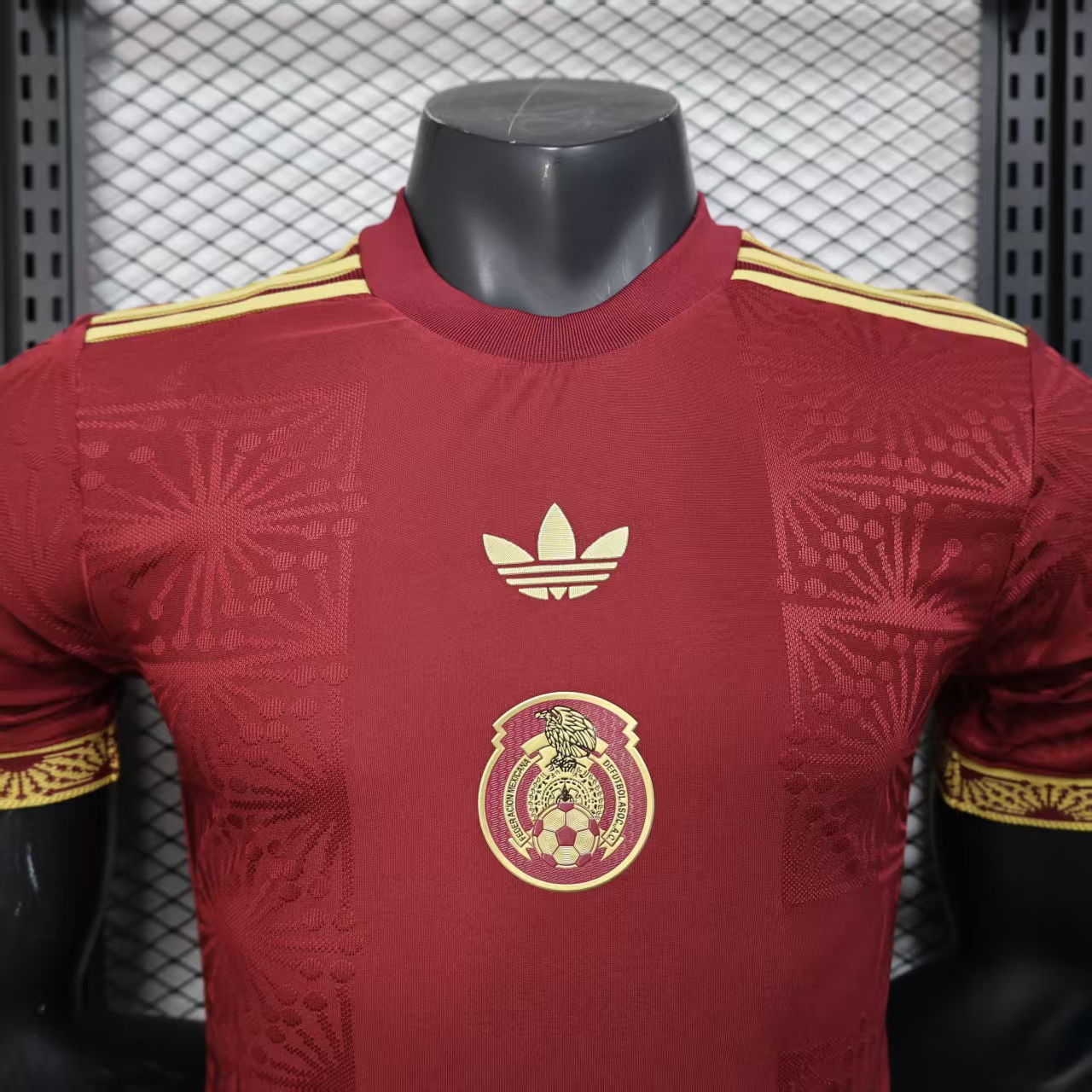 25-26 season Mexico red player version jersey