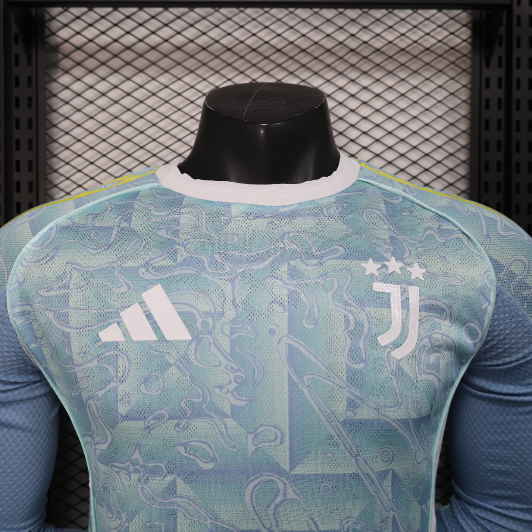 25-26 season Juventus away player version long sleeve jersey