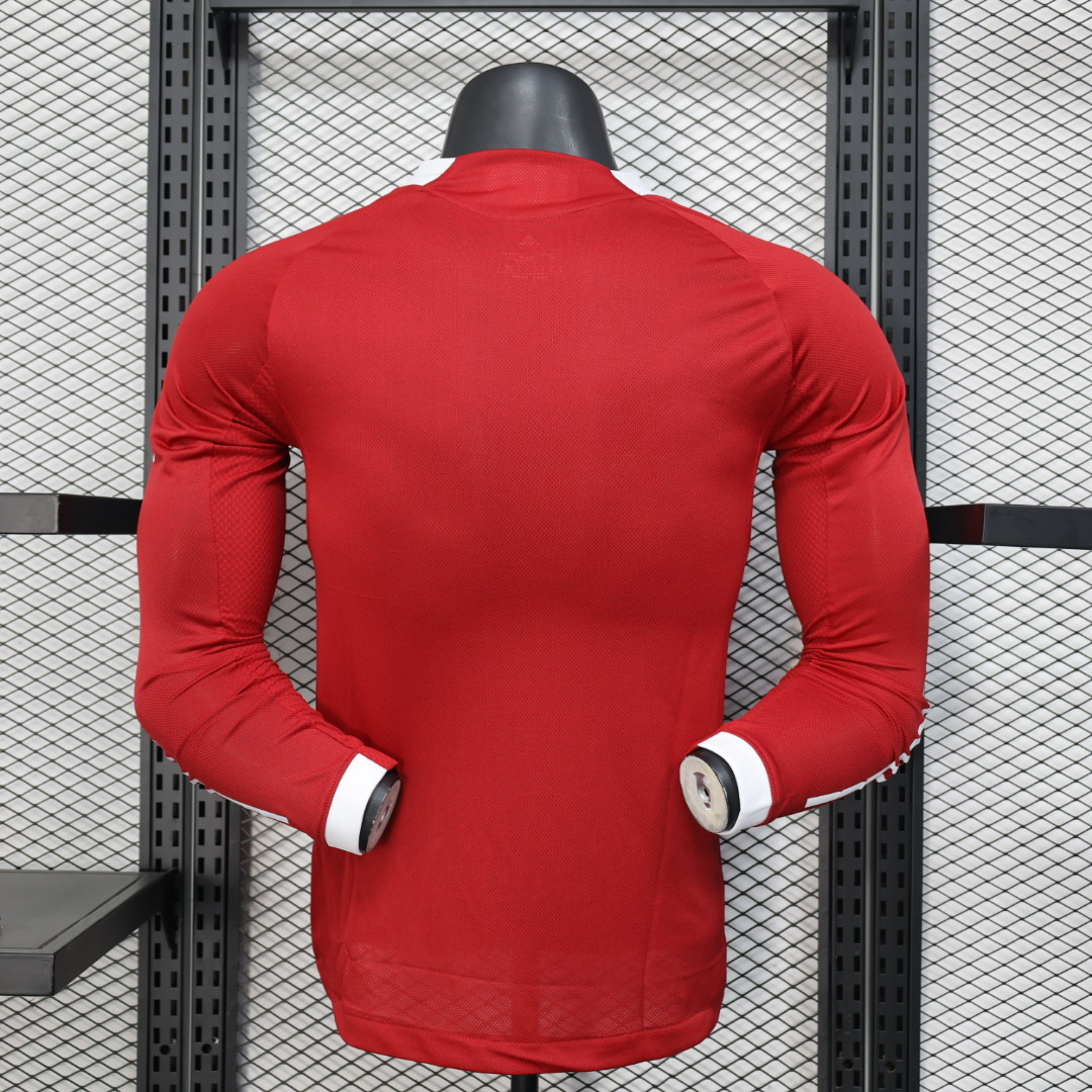 25-26 season Liverpool home long-sleeved player version jersey