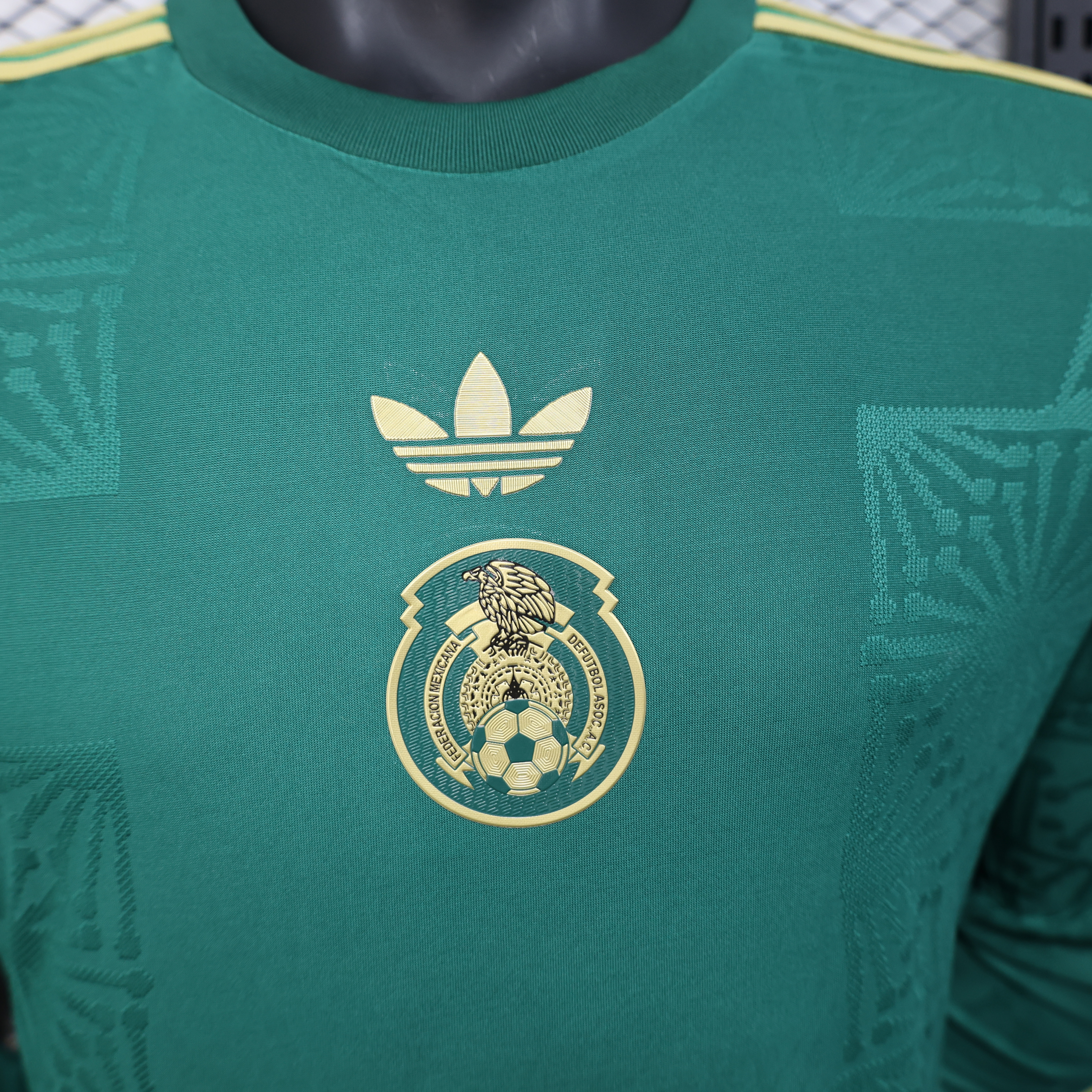 25-26 Mexico green long-sleeved player jersey