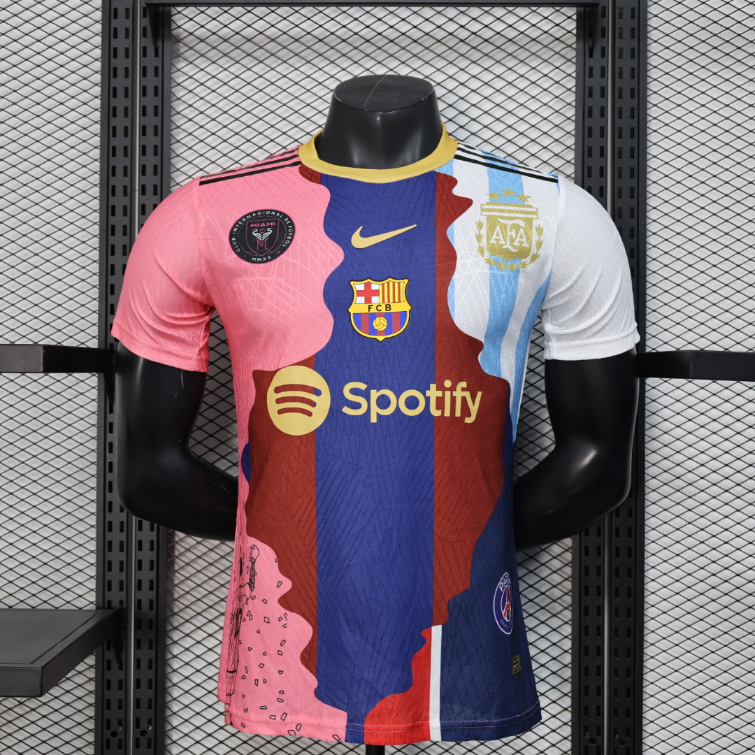 25-26 season Barcelona Argentina Miami joint Messi player special edition jersey