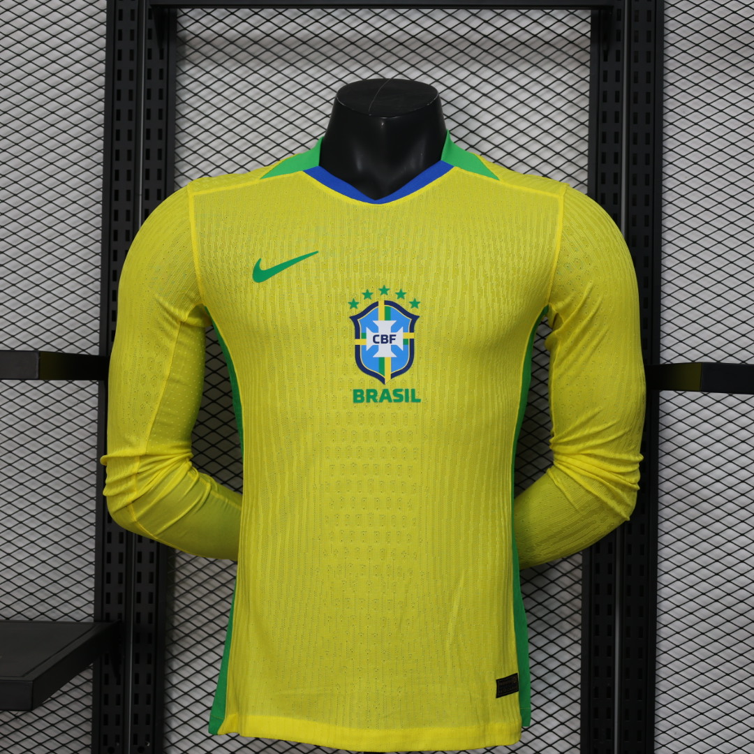 25-26 season Brazil long sleeve player jersey