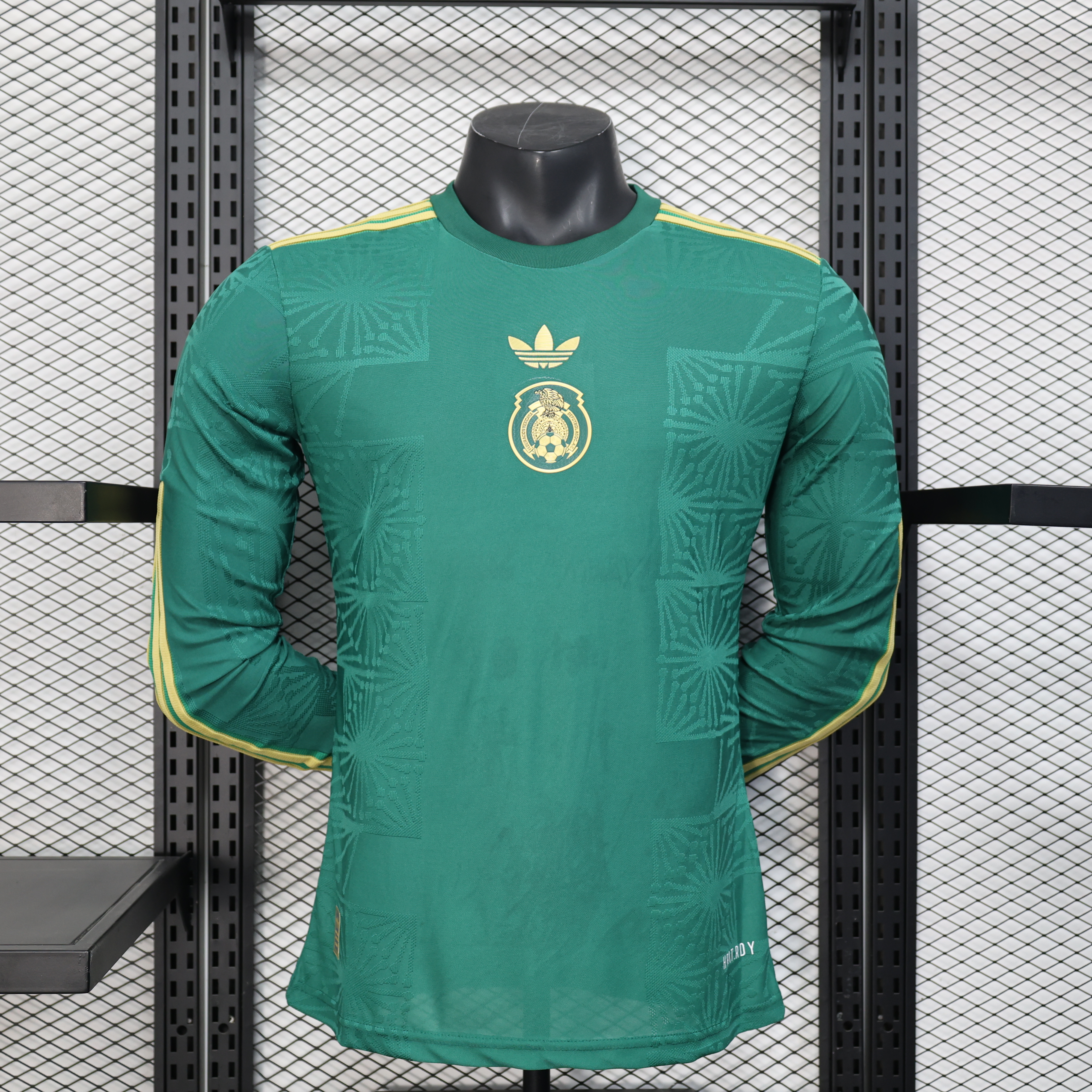 25-26 Mexico green long-sleeved player jersey