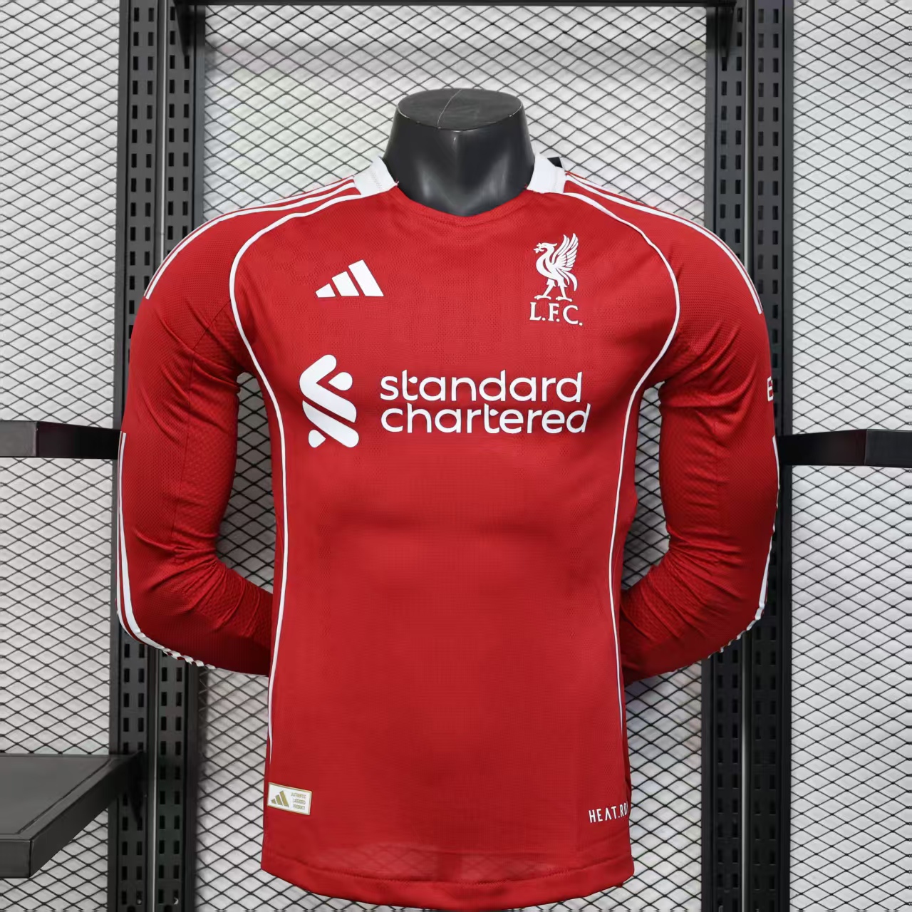 25-26 season Liverpool home long-sleeved player version jersey