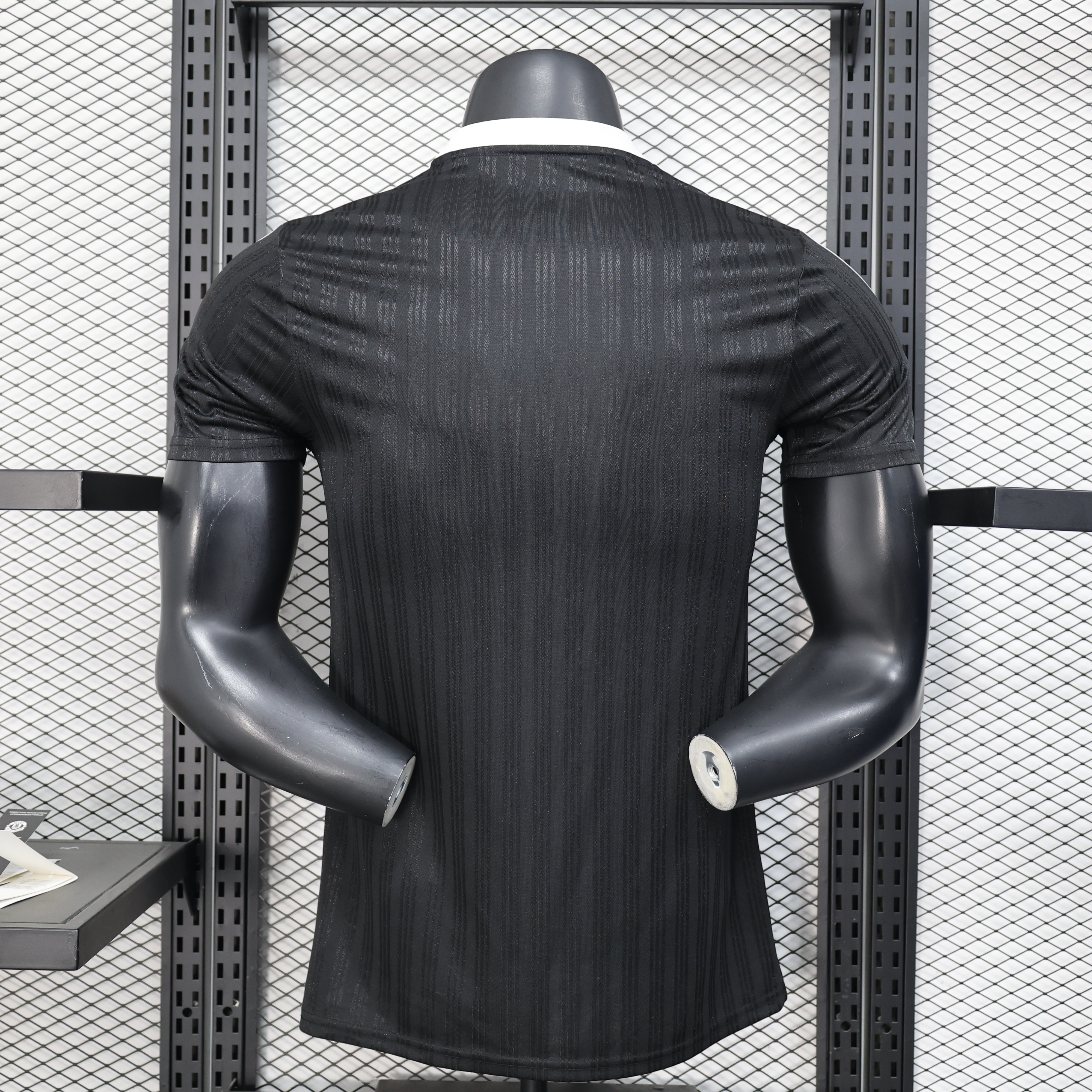 Jacquard three-leaf casual shoes in black