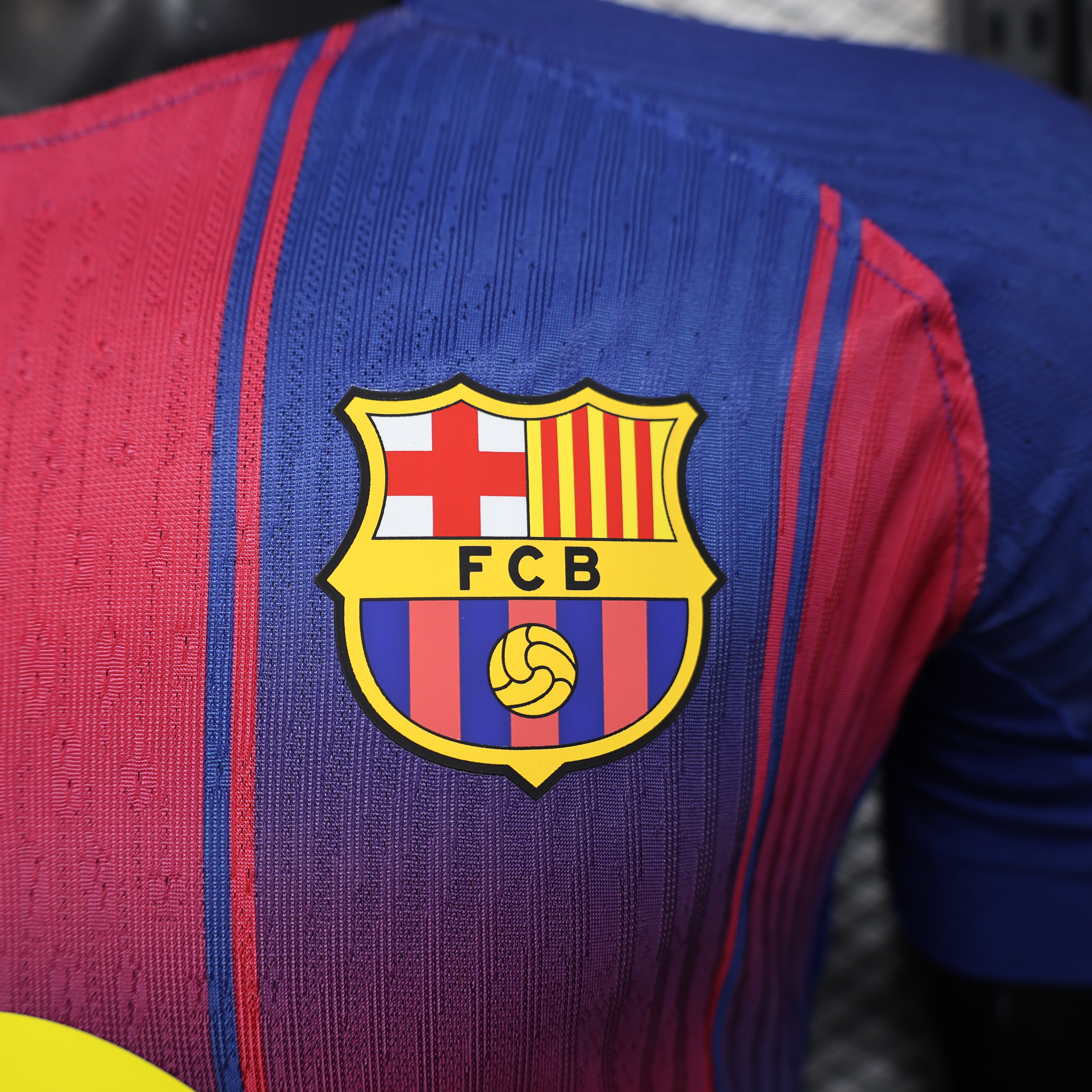 25-26 season Barcelona home player version jersey