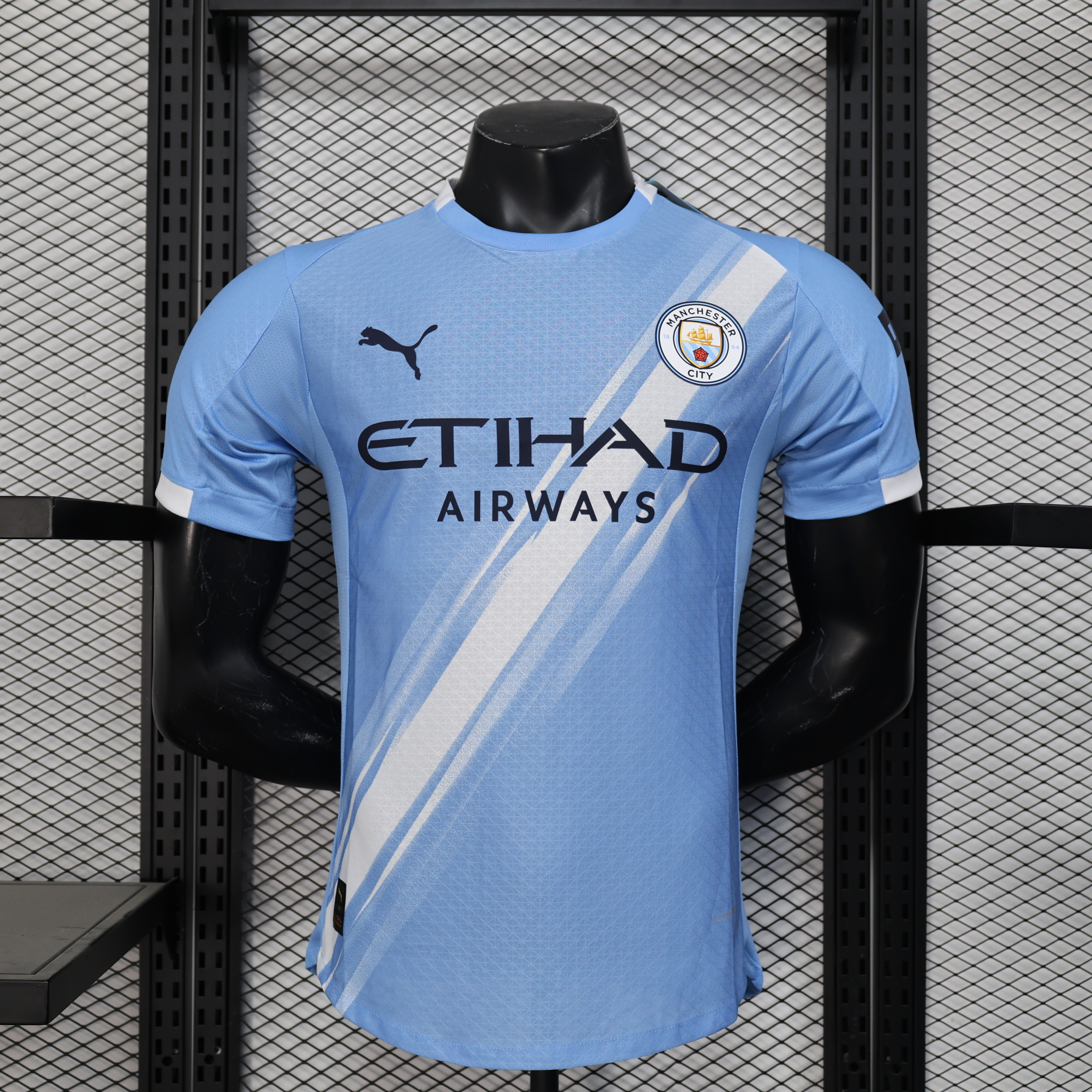 25-26 season Manchester City home game player version jersey
