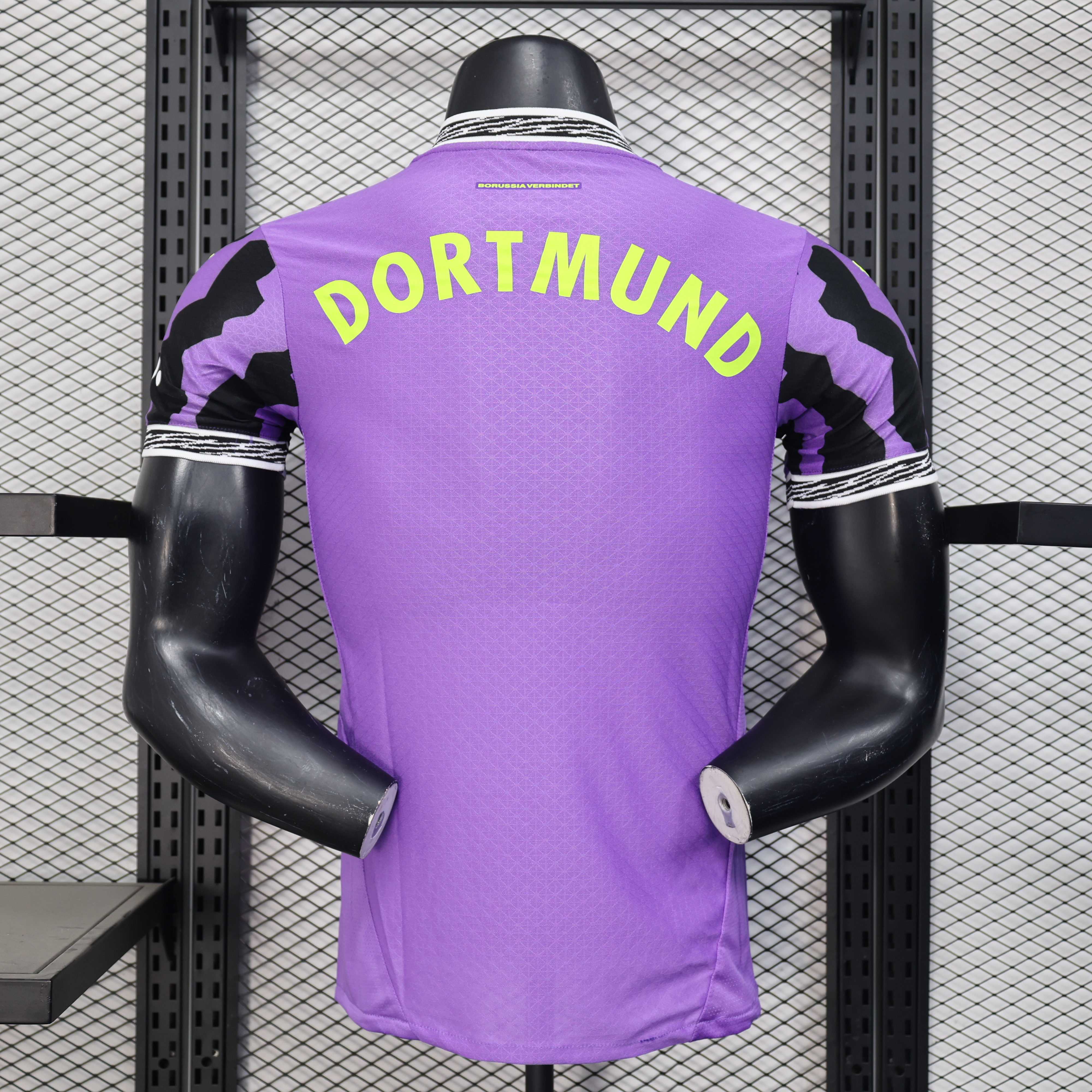 25-26 season Dortmund goalkeeper player version purple jersey