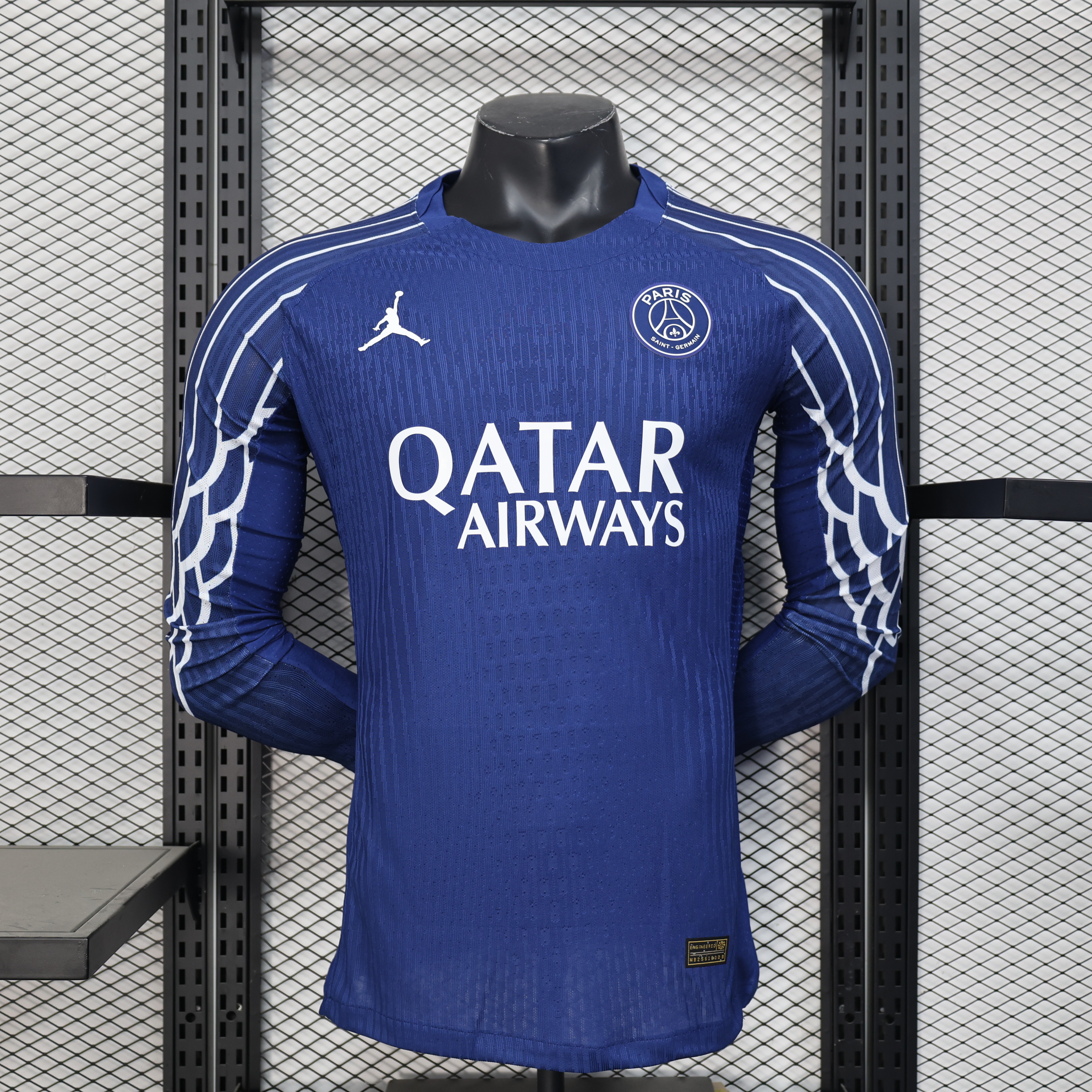 25-26 season Paris Saint-Germain away blue long-sleeved jersey