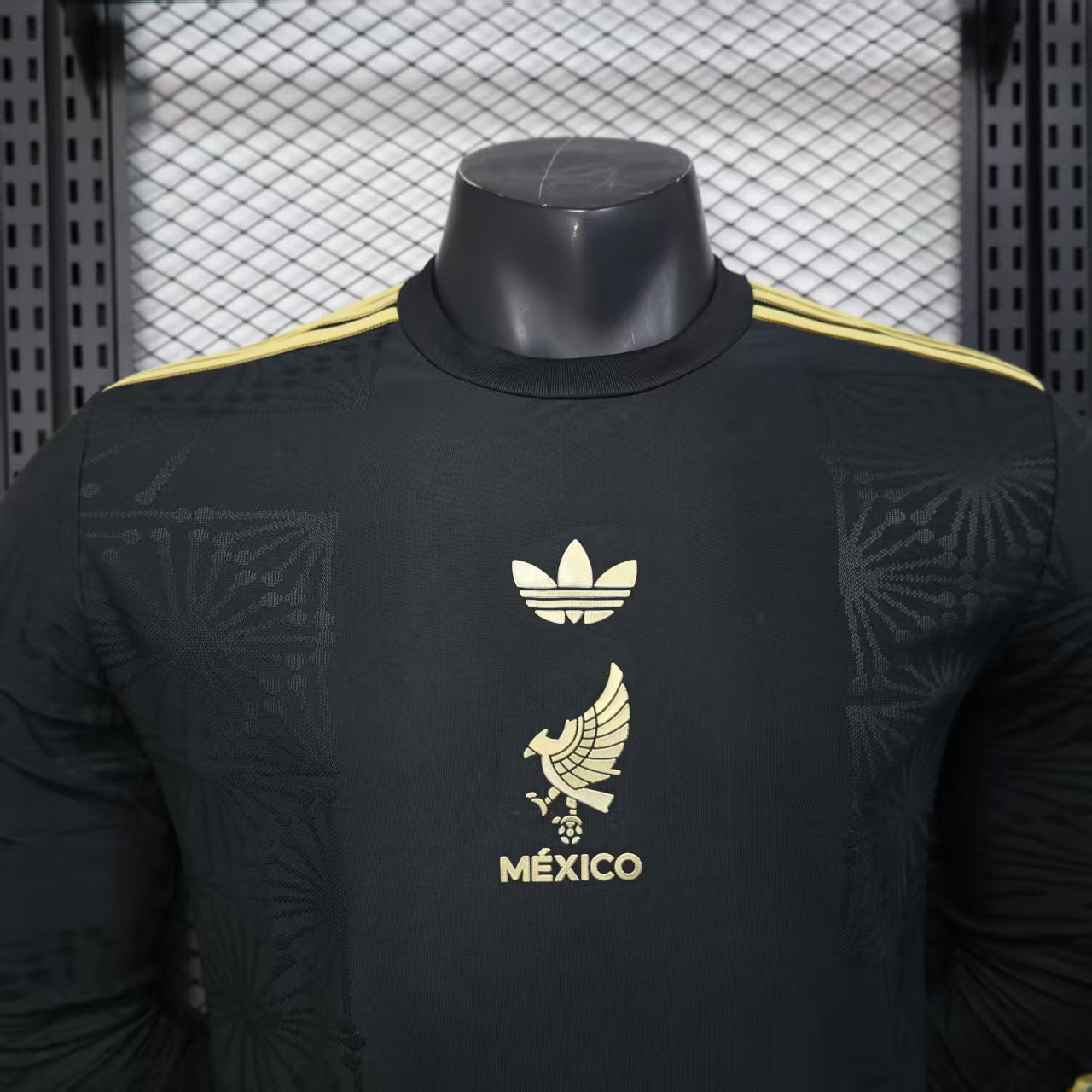 25-26 Mexico Gold Cup Edition Long Sleeve Player Edition Jersey