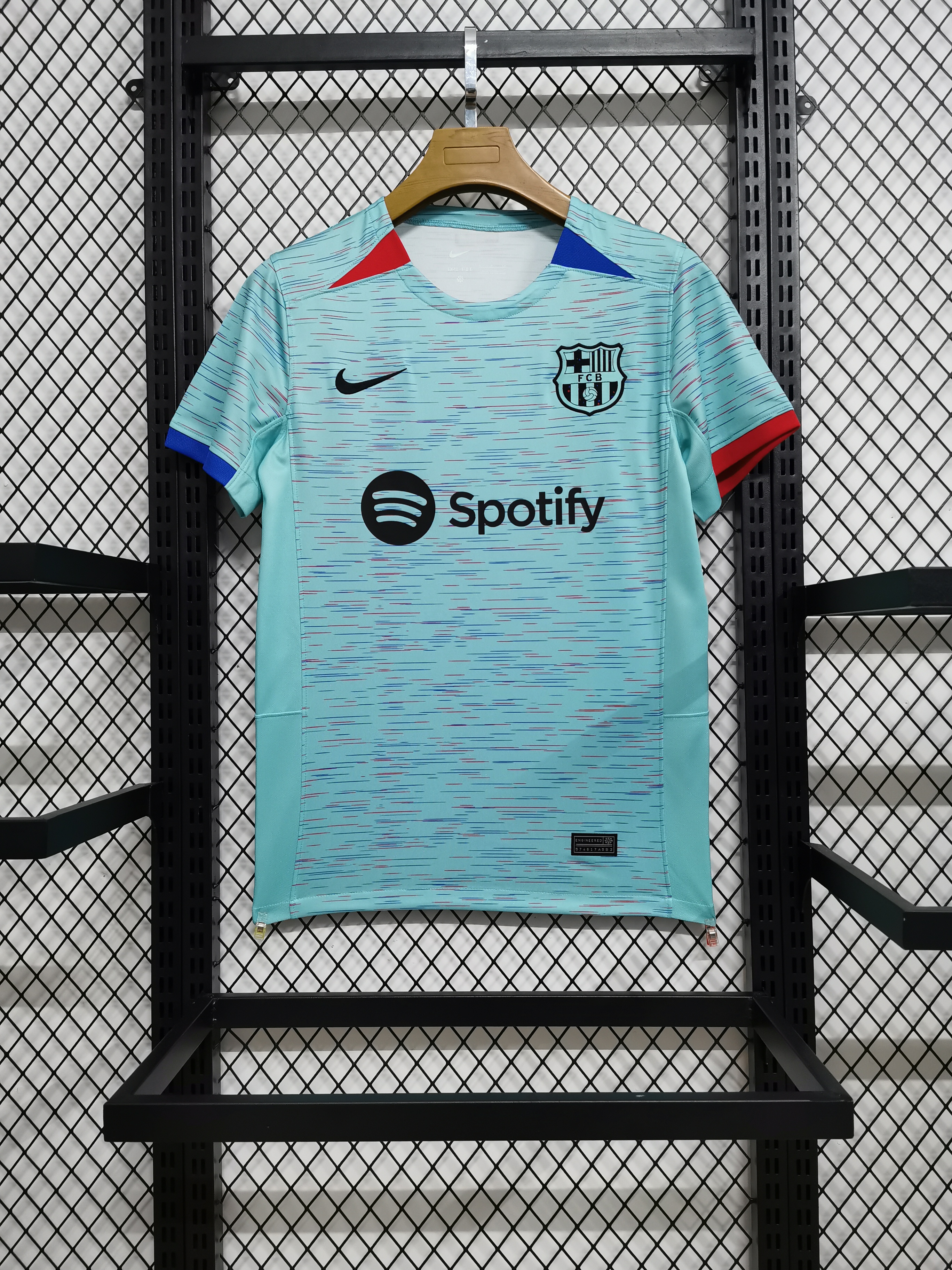 Barcelona's second away game jersey for the 23-24 season