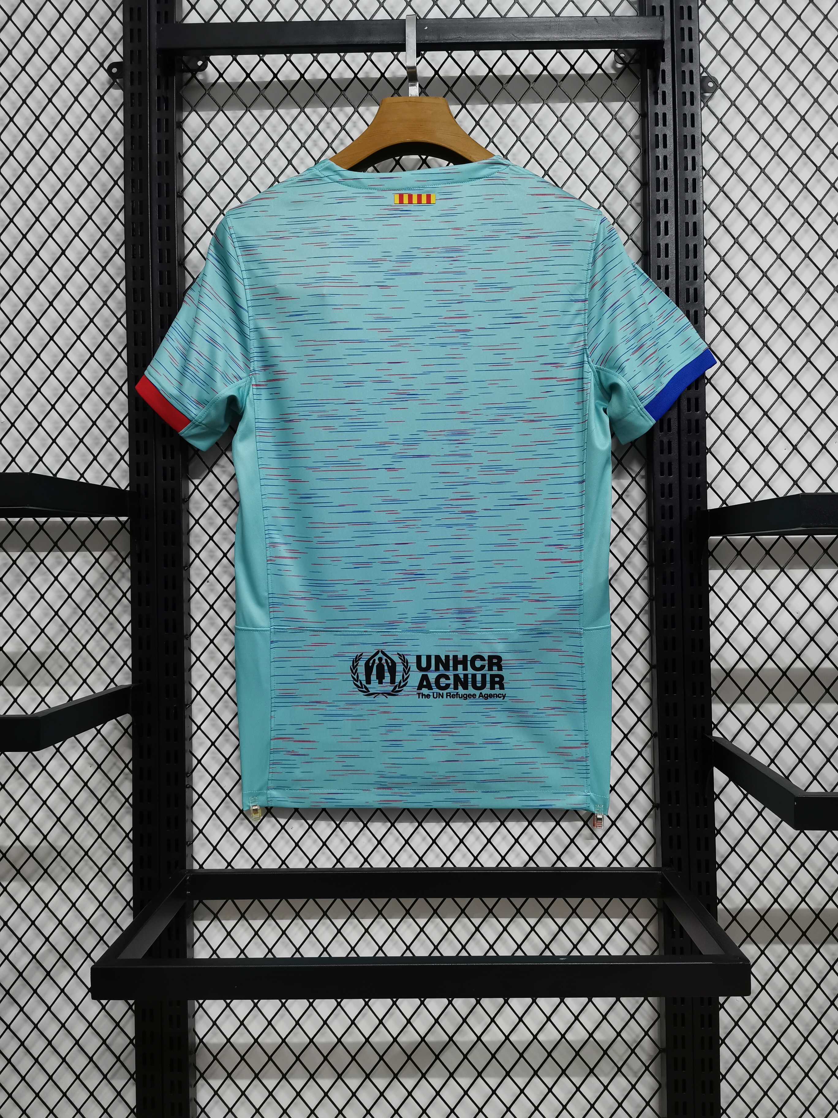 Barcelona's second away game jersey for the 23-24 season