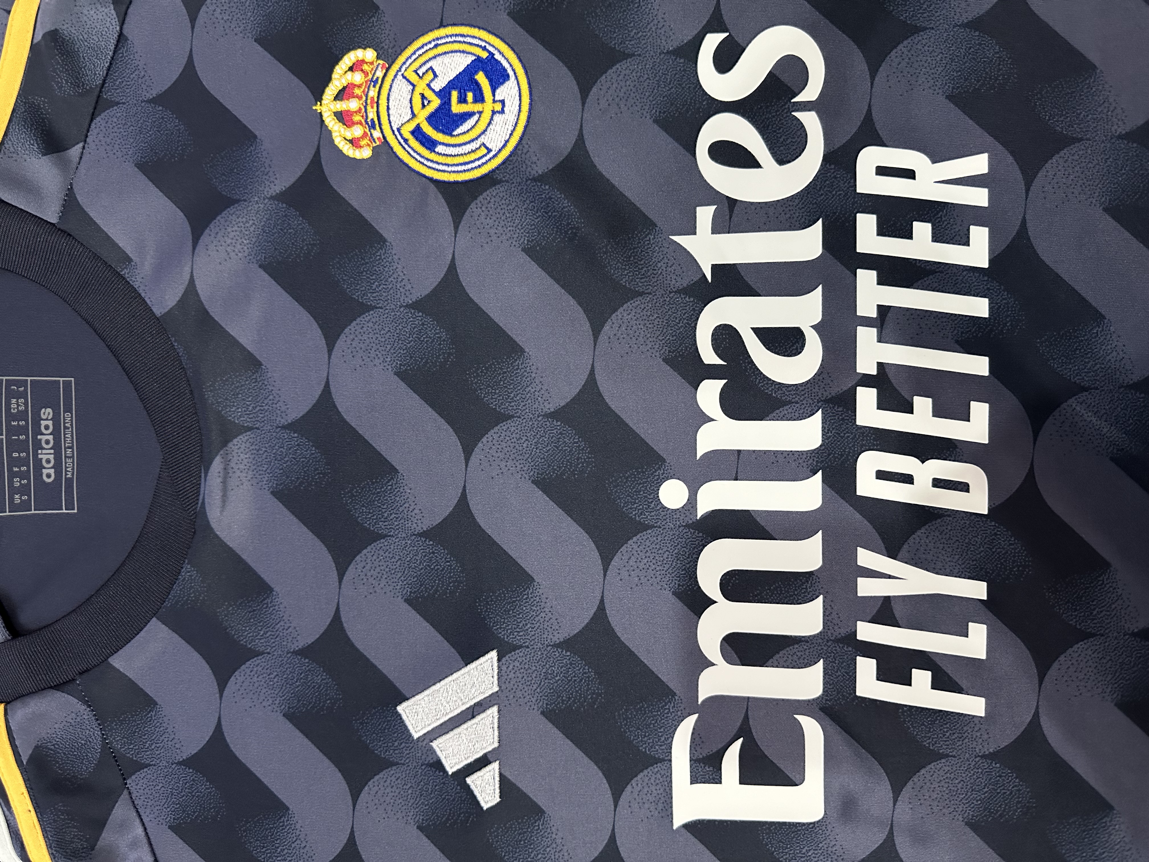 23-24 season Real Madrid away game fan version jersey