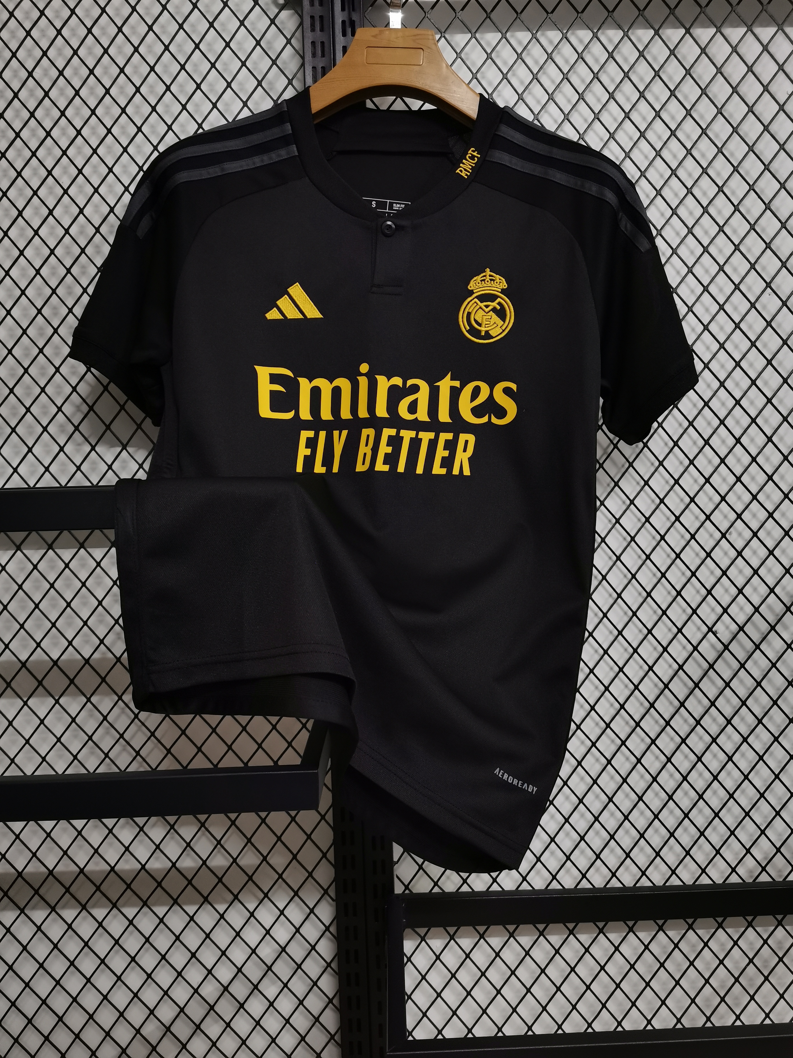 23-24 season Real Madrid second away game fan version jersey