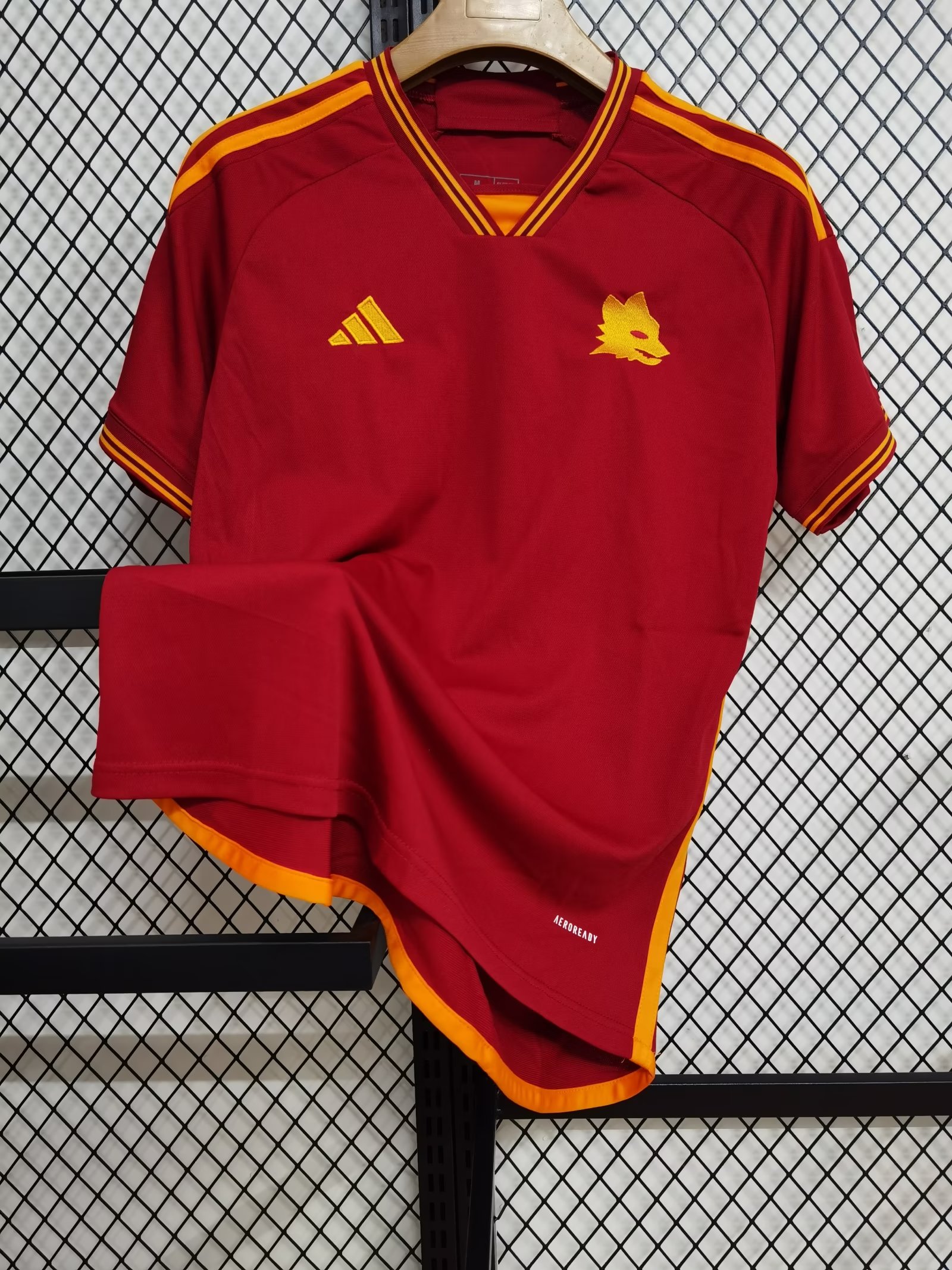23-24 season Roma home fan version jersey