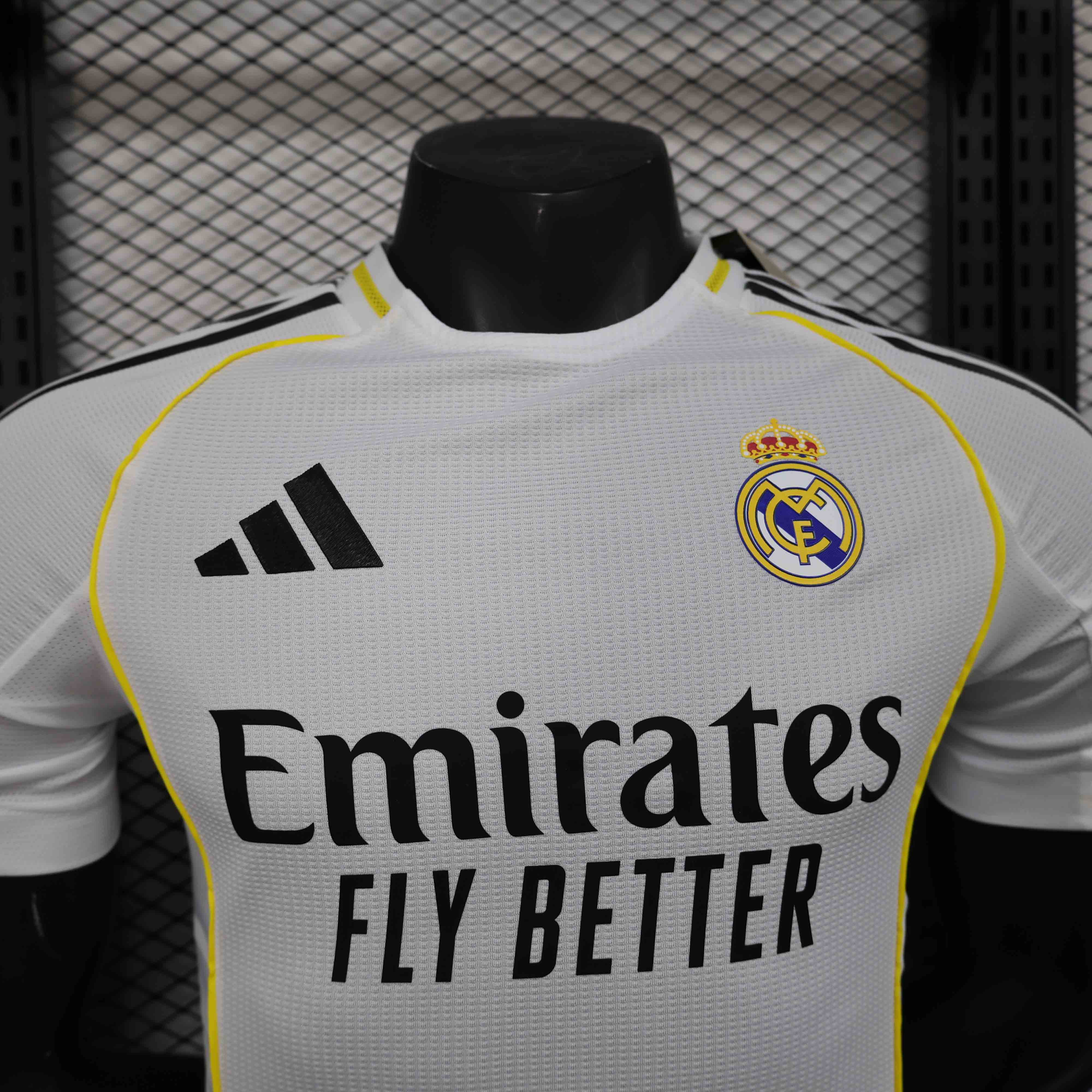 25-26 season Real Madrid white player version jersey