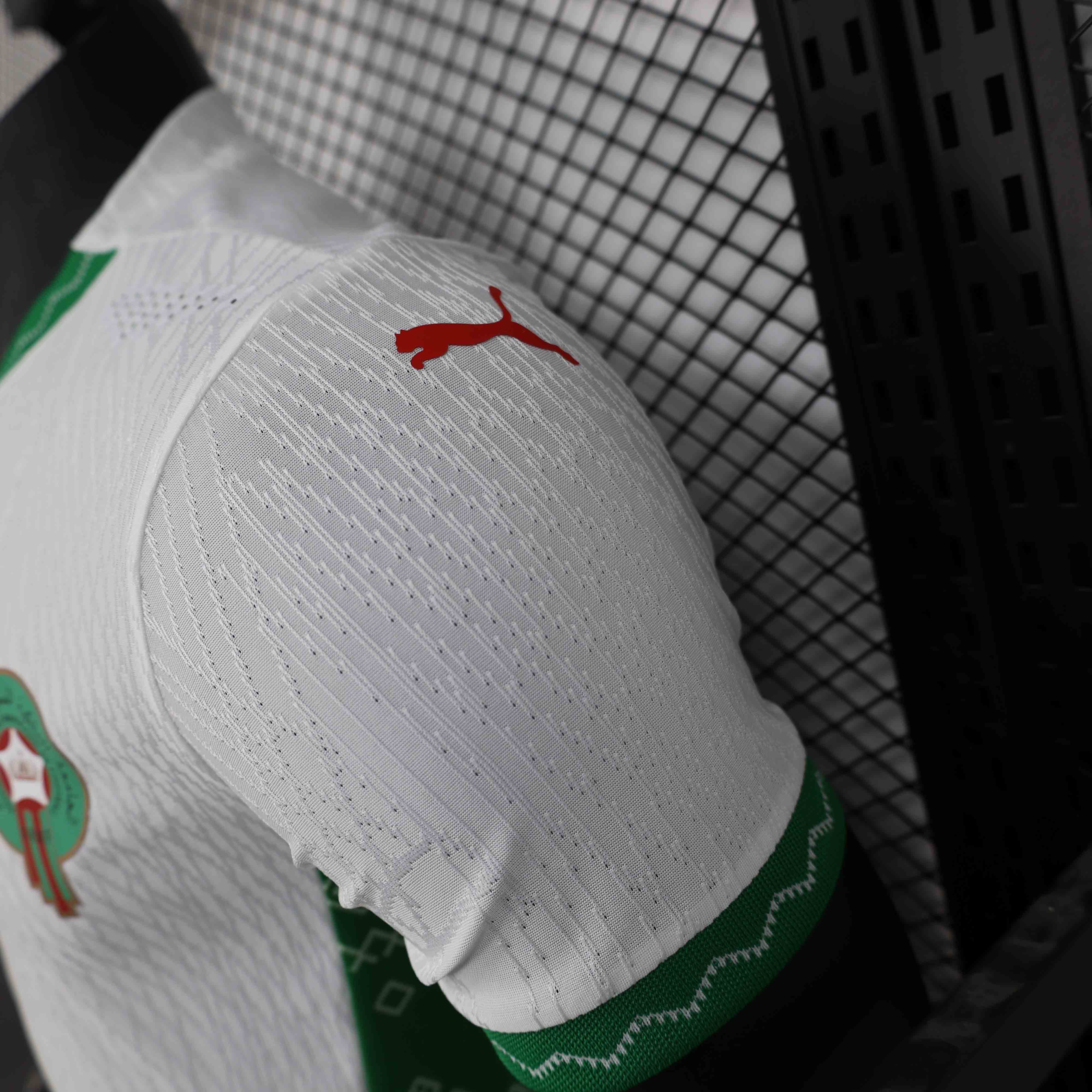 The player punched a hole in Morocco's away game