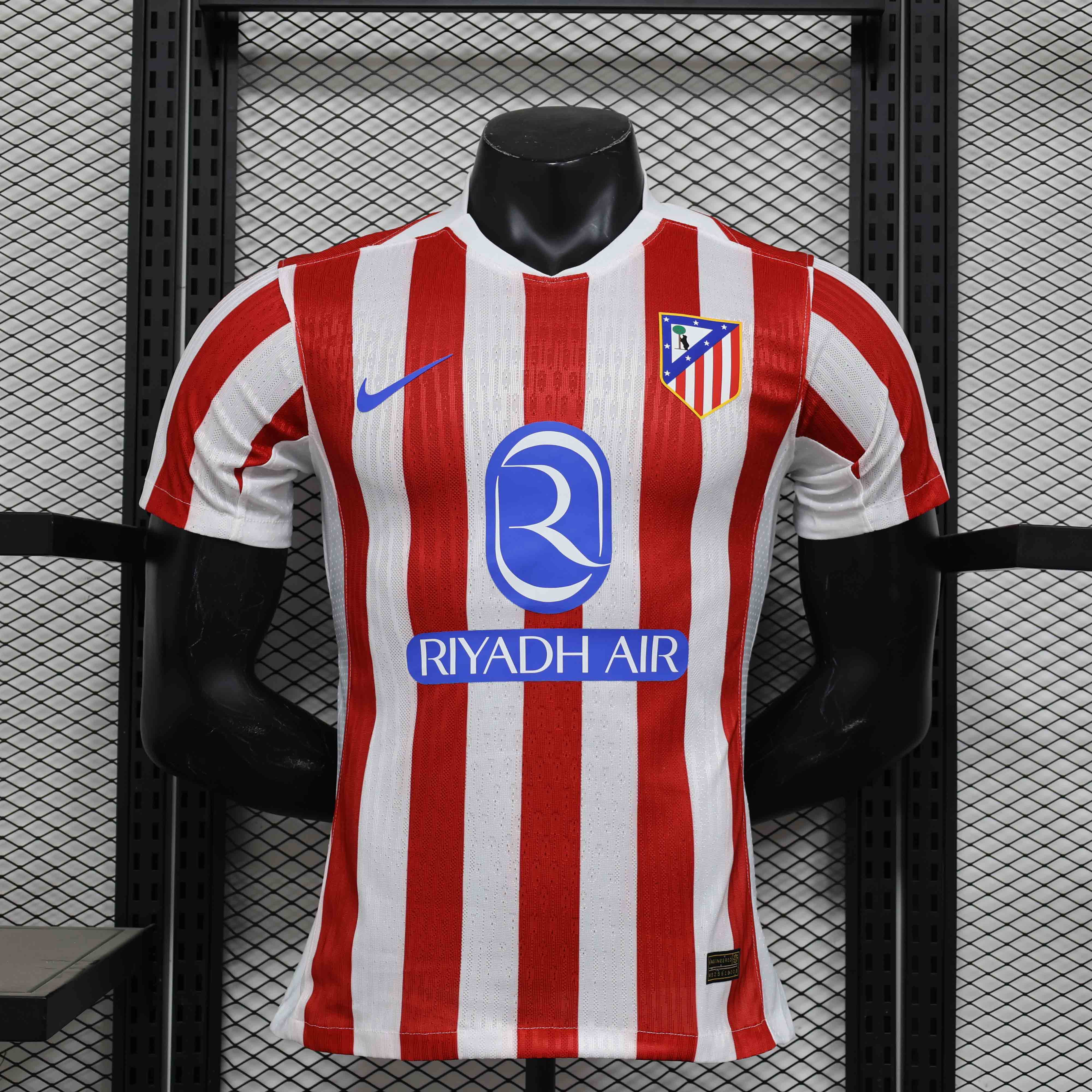 25-26 season Atletico Madrid home player version jersey
