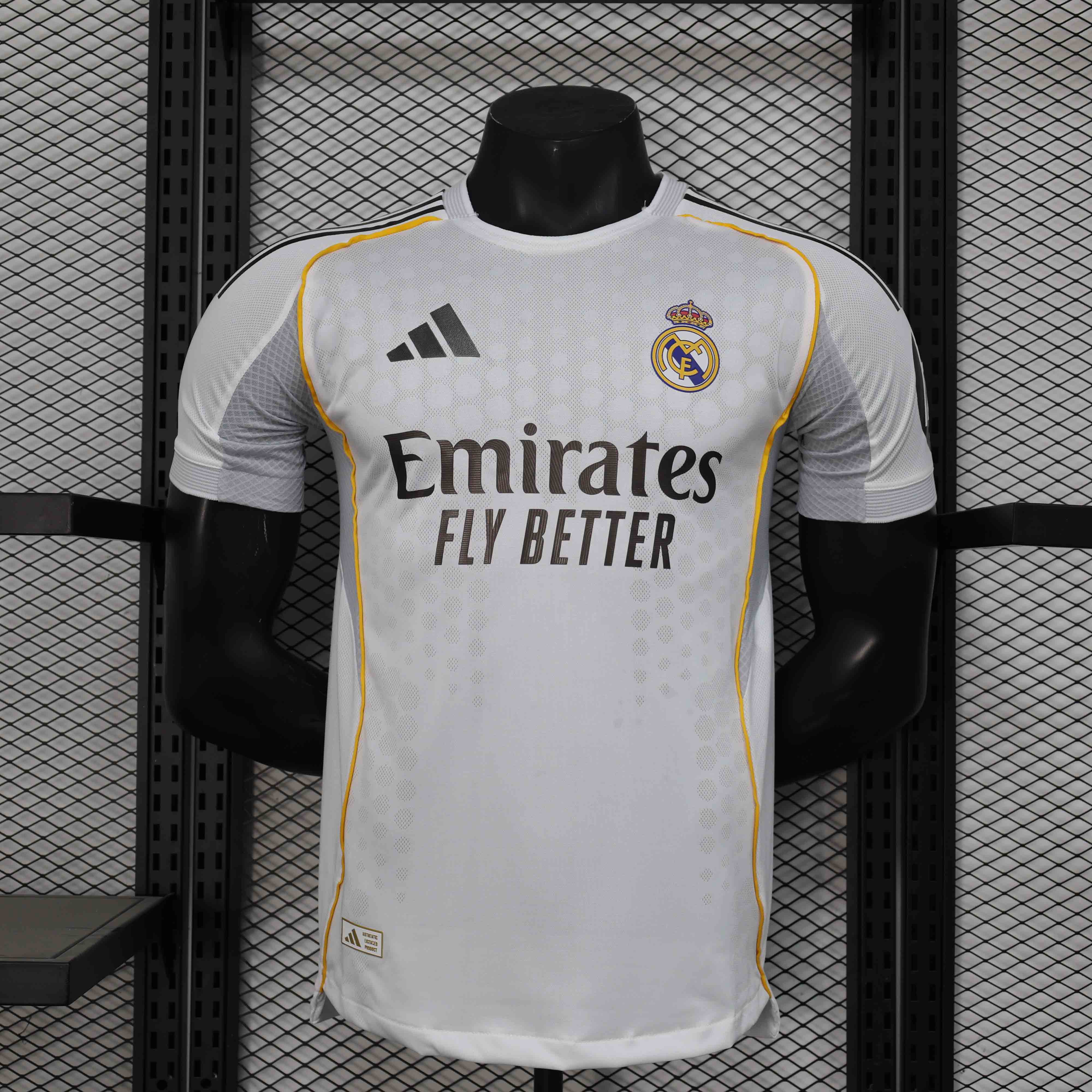 25-26 season Real Madrid home player version jersey