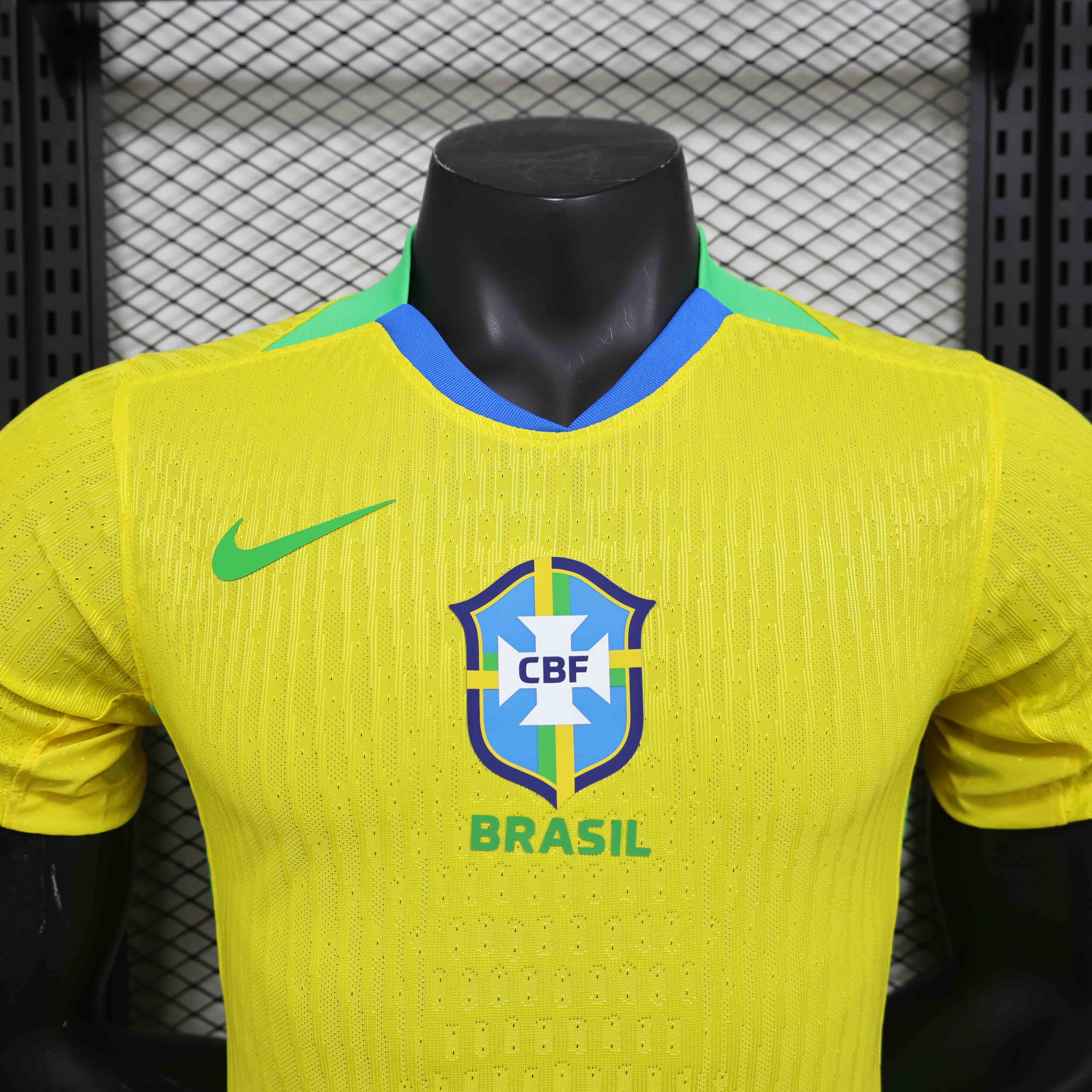 25-26 season Brazil team home player version jersey