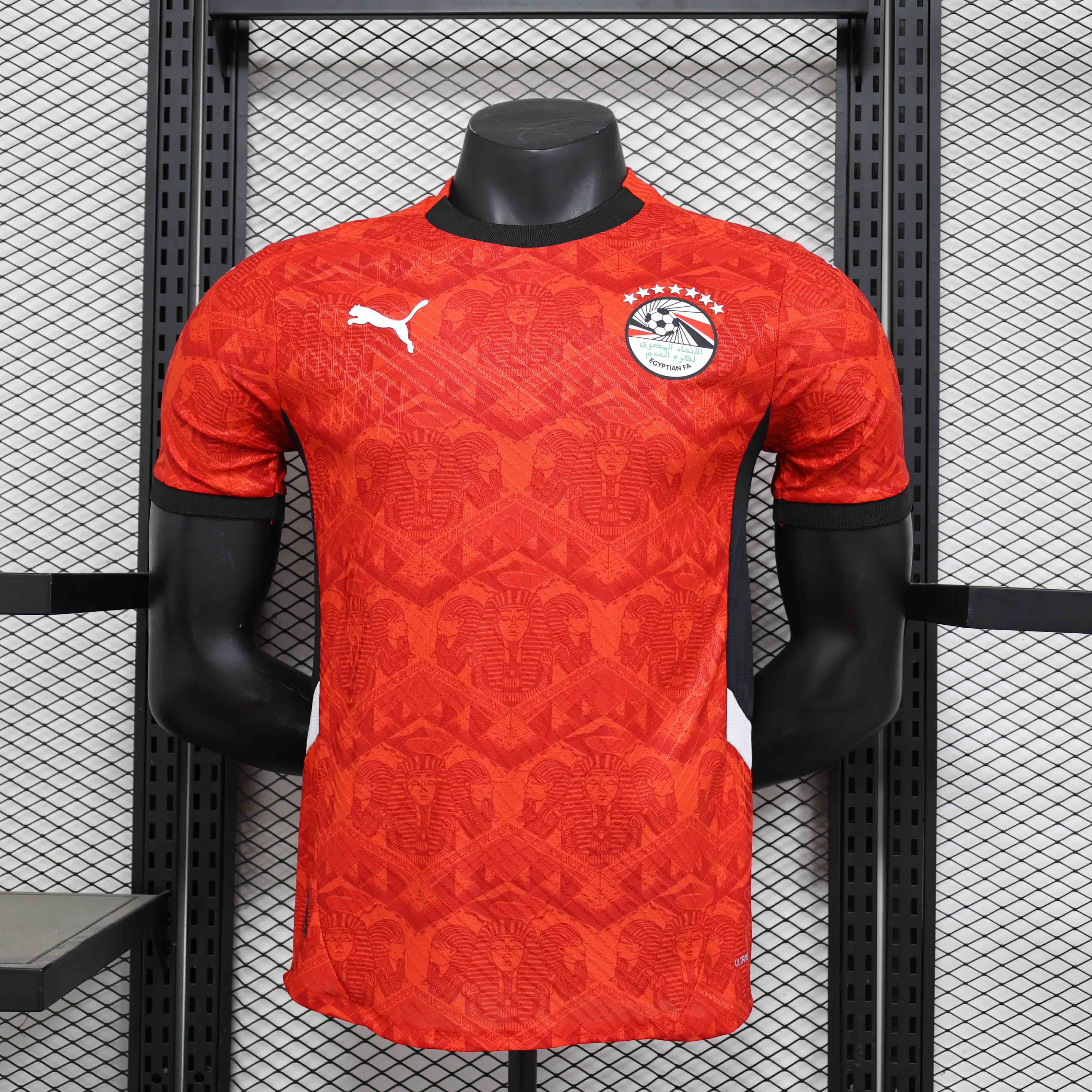 25-26 season Egypt home player version red jersey