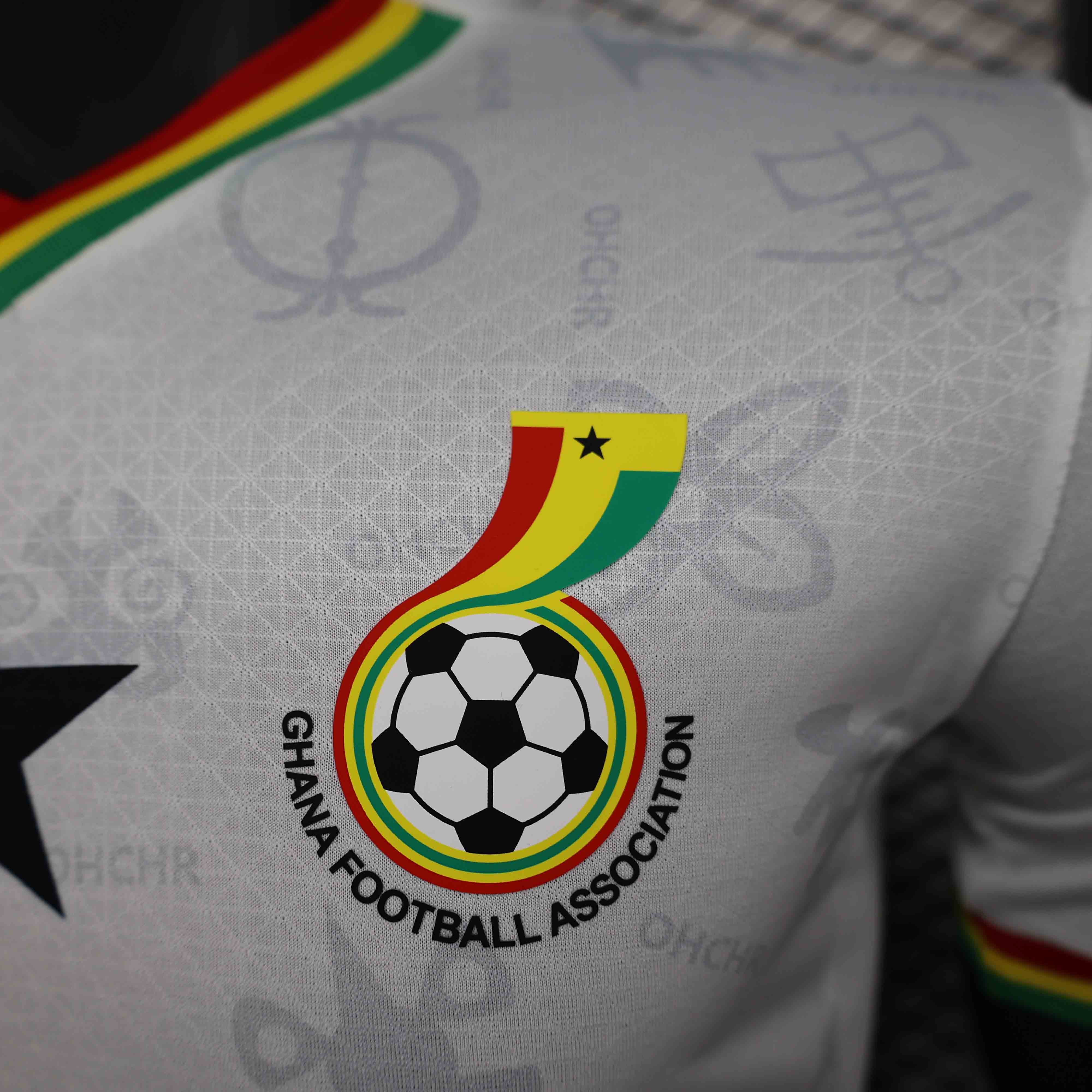 25-26 season Ghana players white jersey