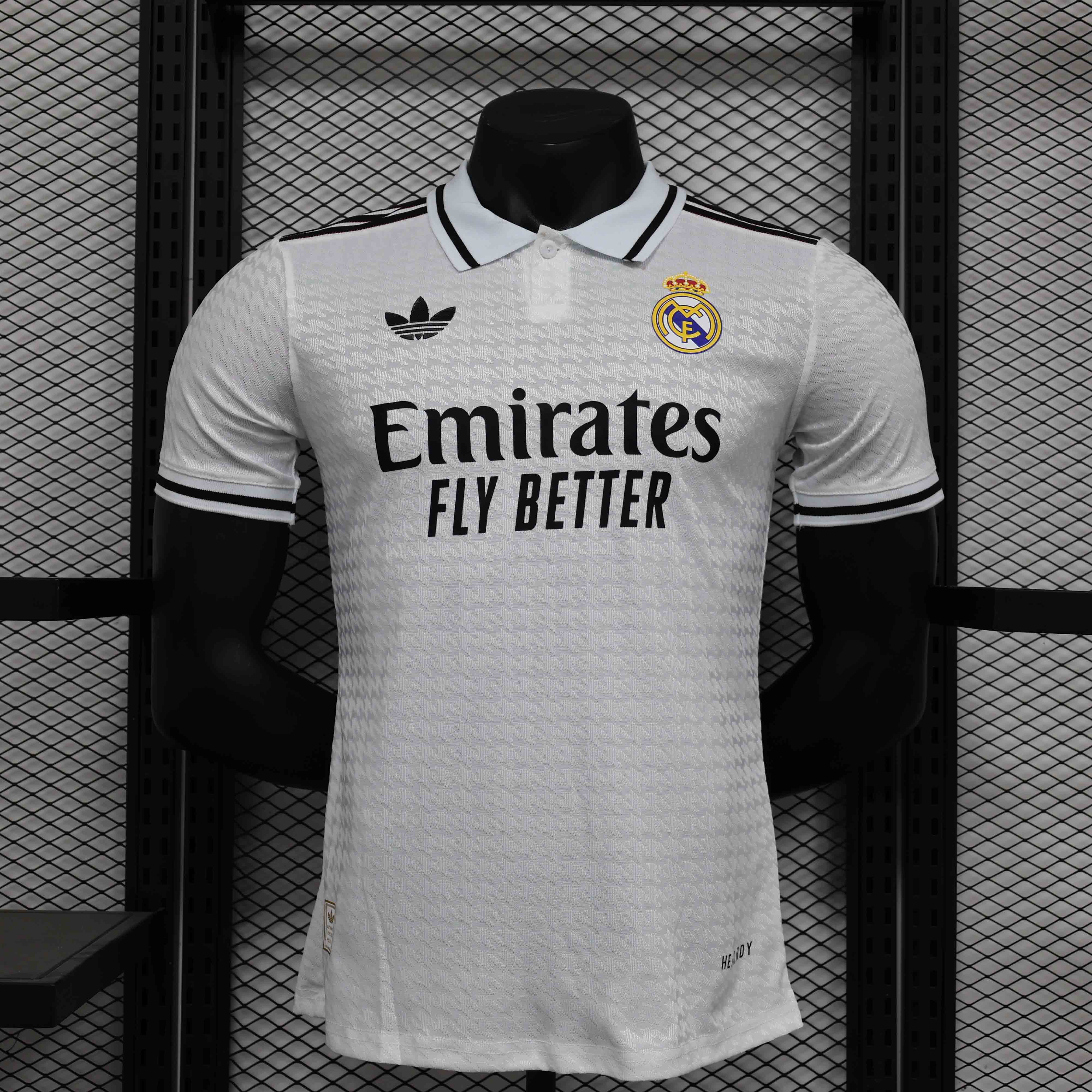 25-26 season Real Madrid player version white jersey
