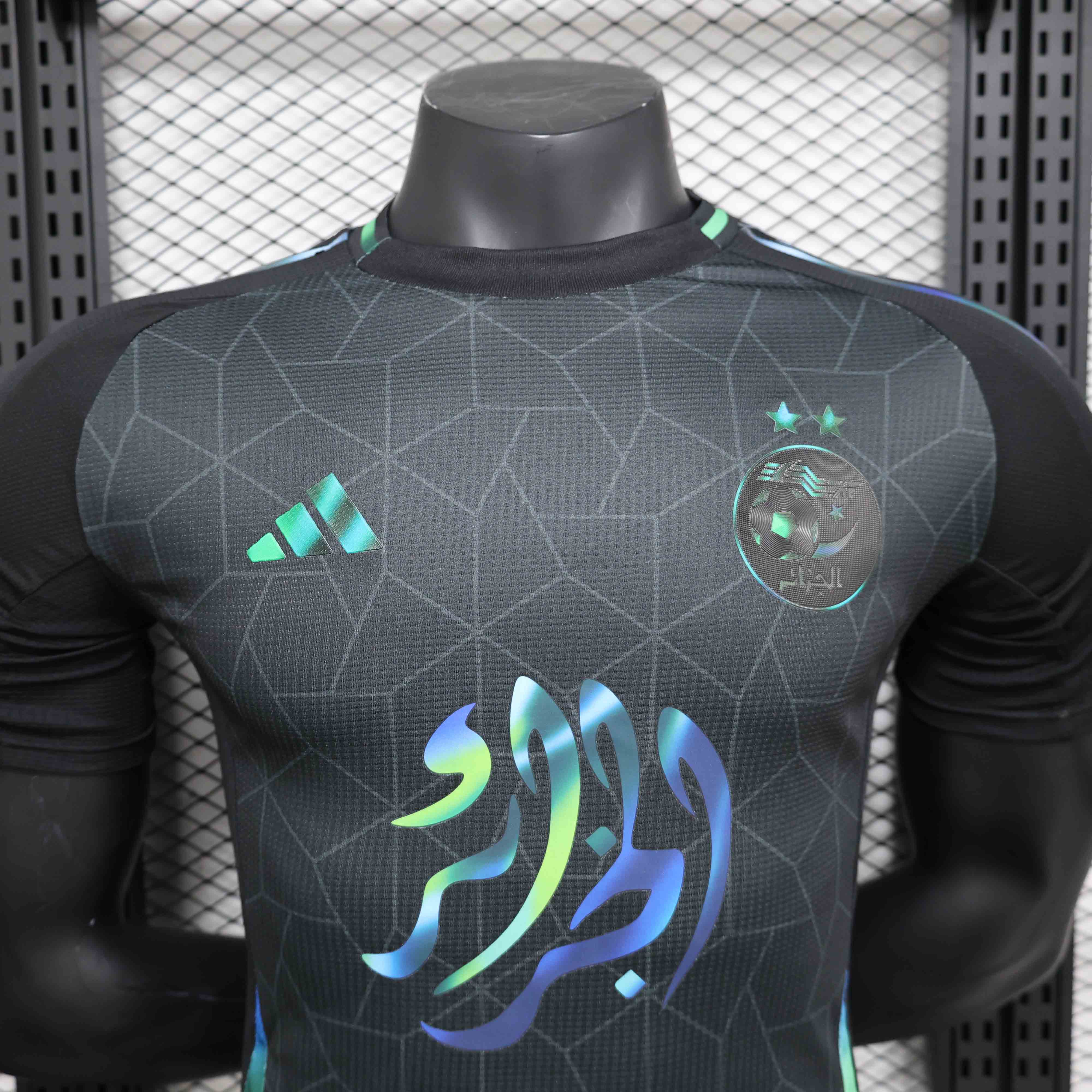24-25 season player Algeria special edition black jersey