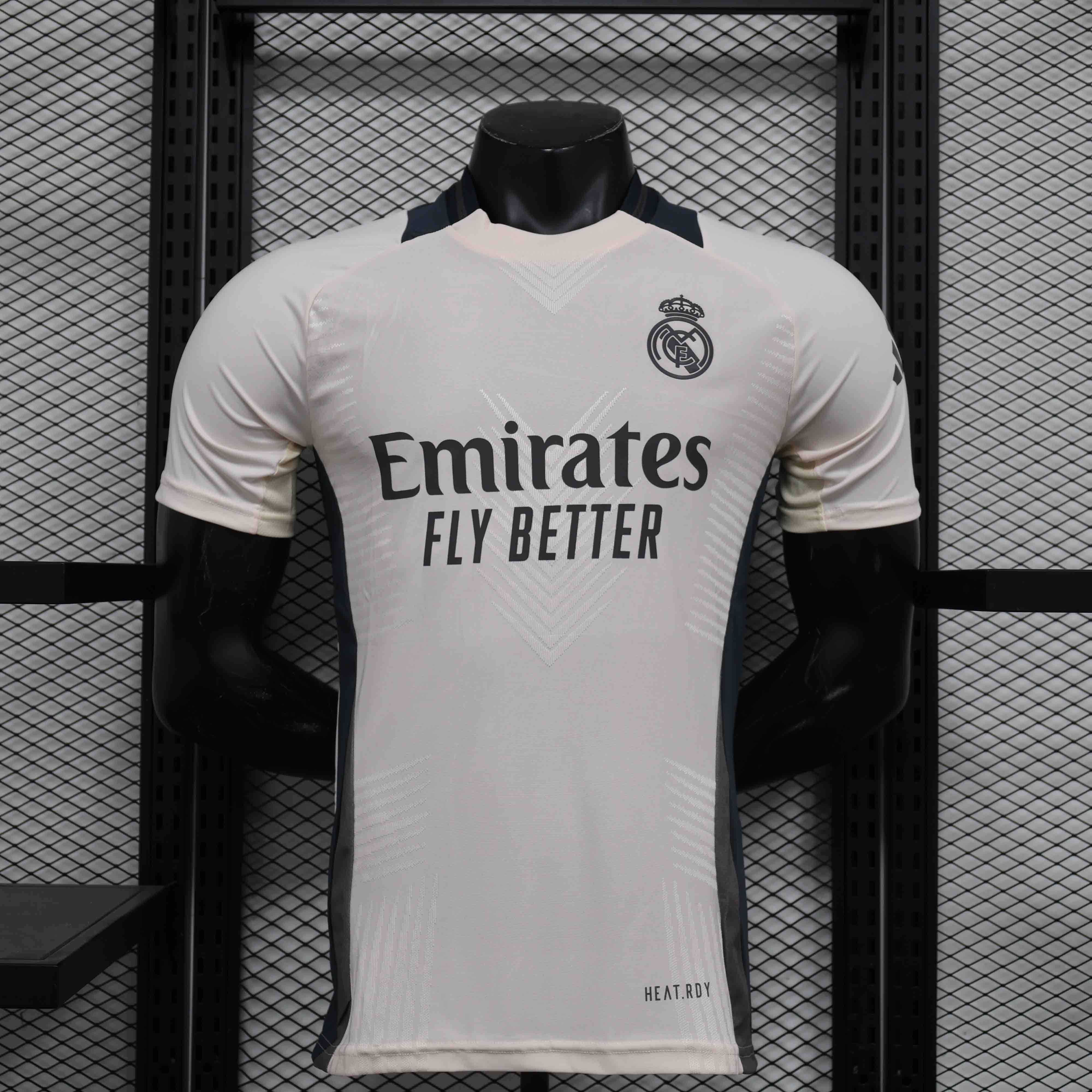 25-26 season Real Madrid players pre-match jersey